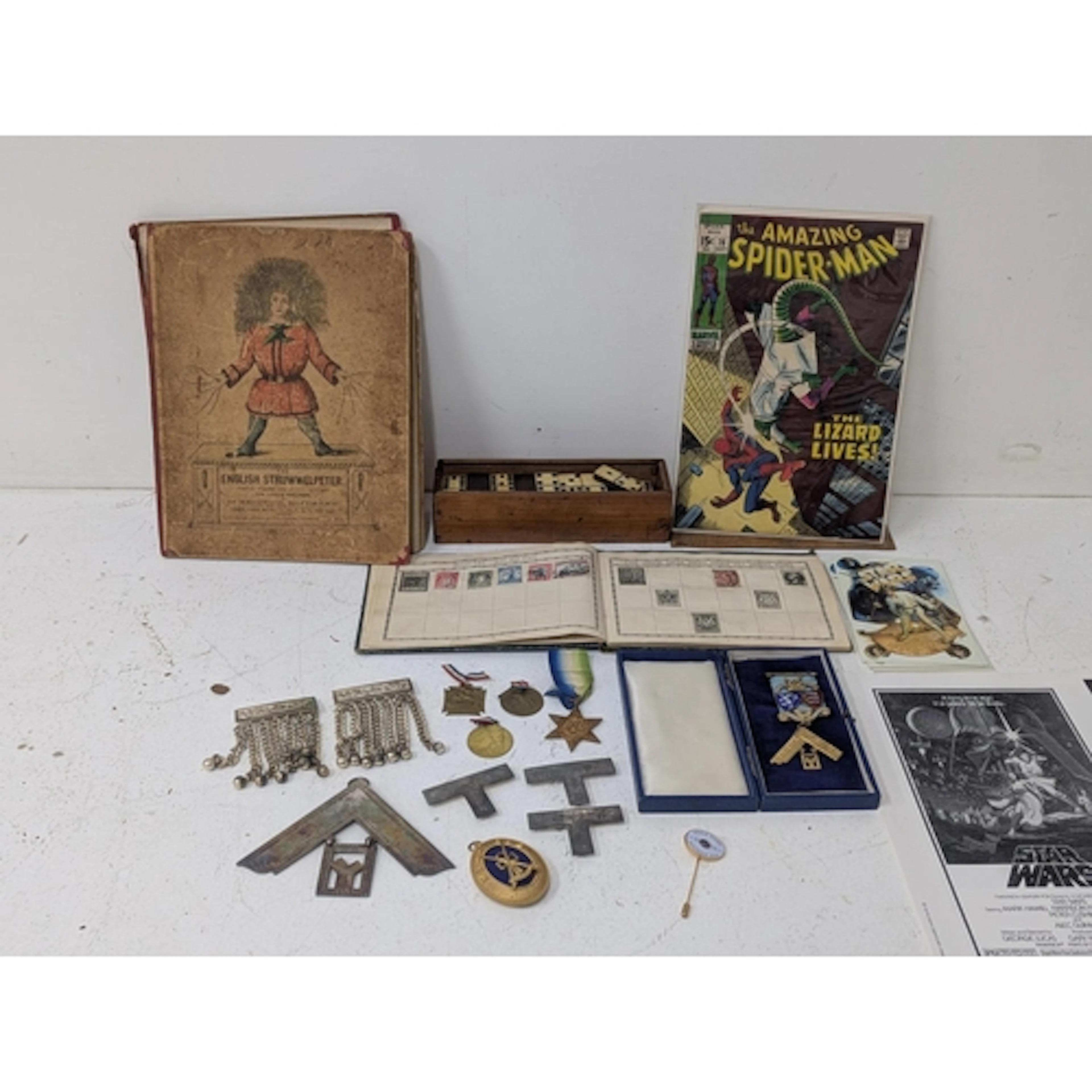 A mixed lot to include masonic enamelled jewels and others, ...