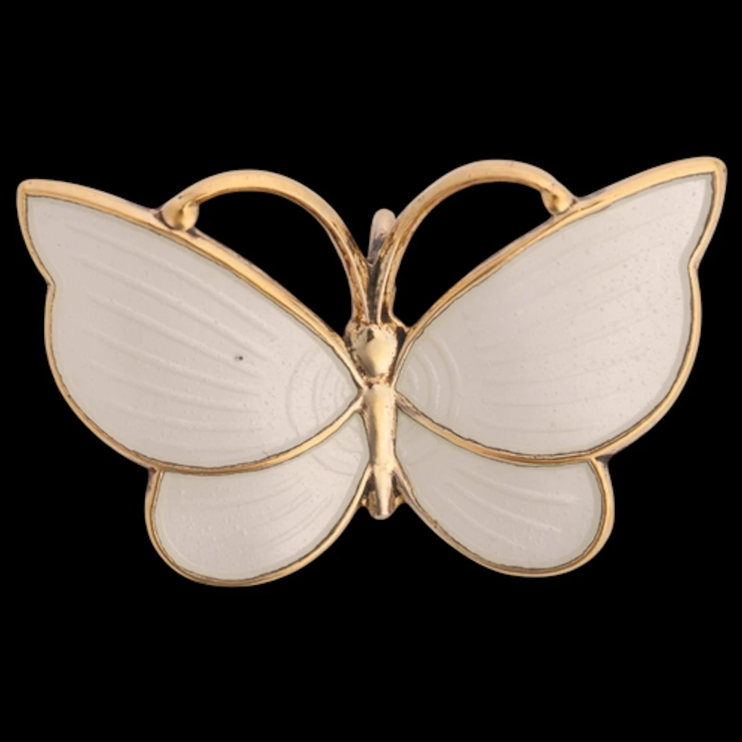 JEMAX - a Danish modernist sterling silver-gilt white enamel...