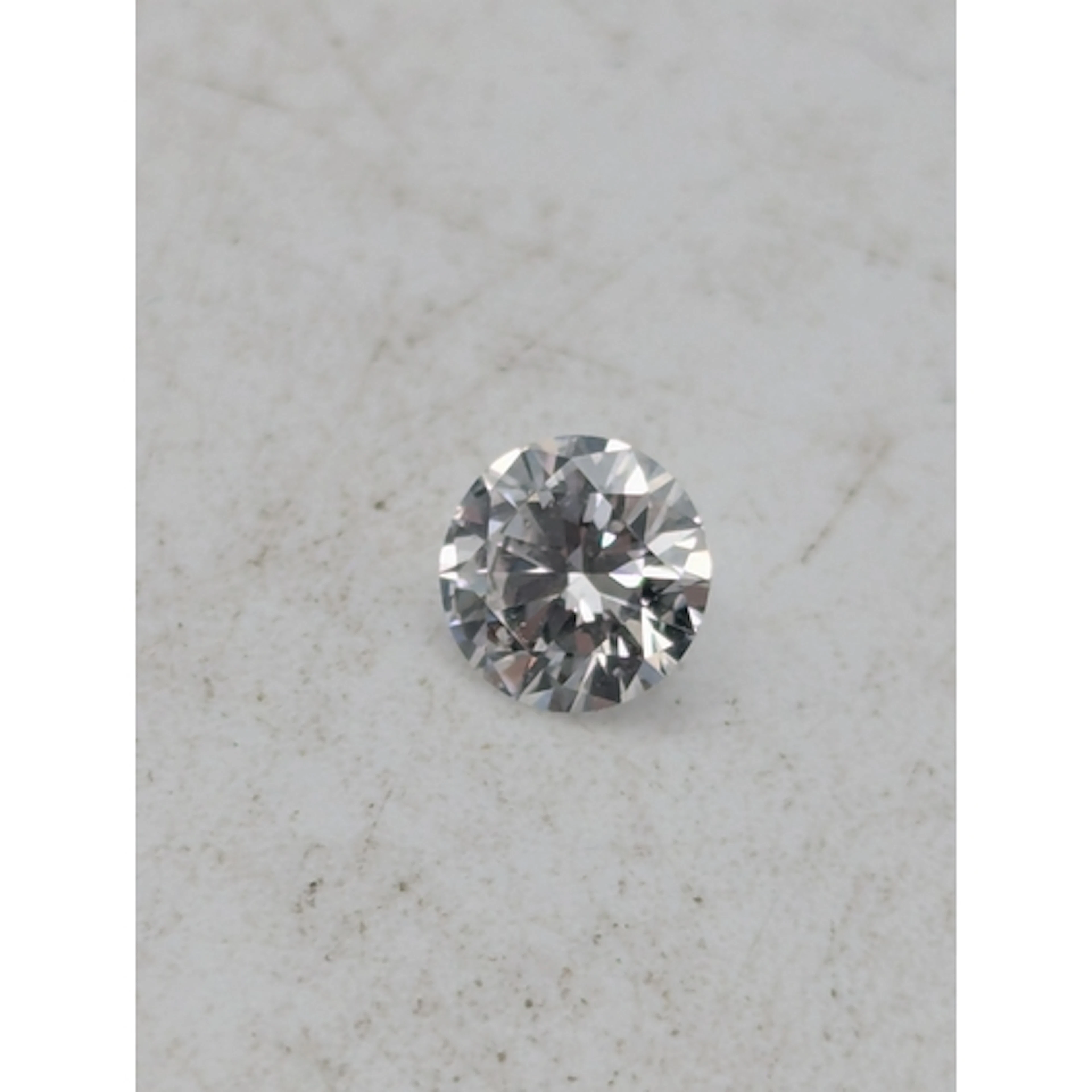 A 0.51ct round cut diamond colour D, clarity VVS1, measuring...