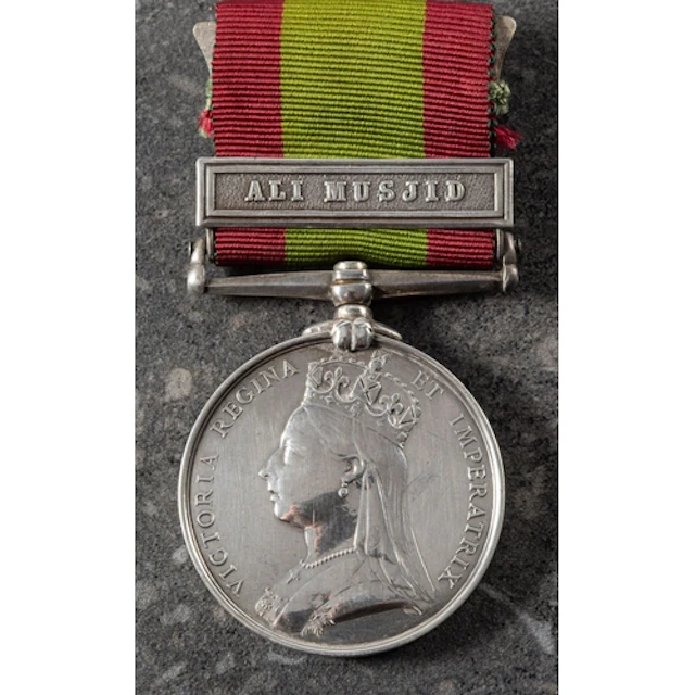 An Afghanistan Medal with Ali Musjid clasp to ' 8Bde/975 Pte...