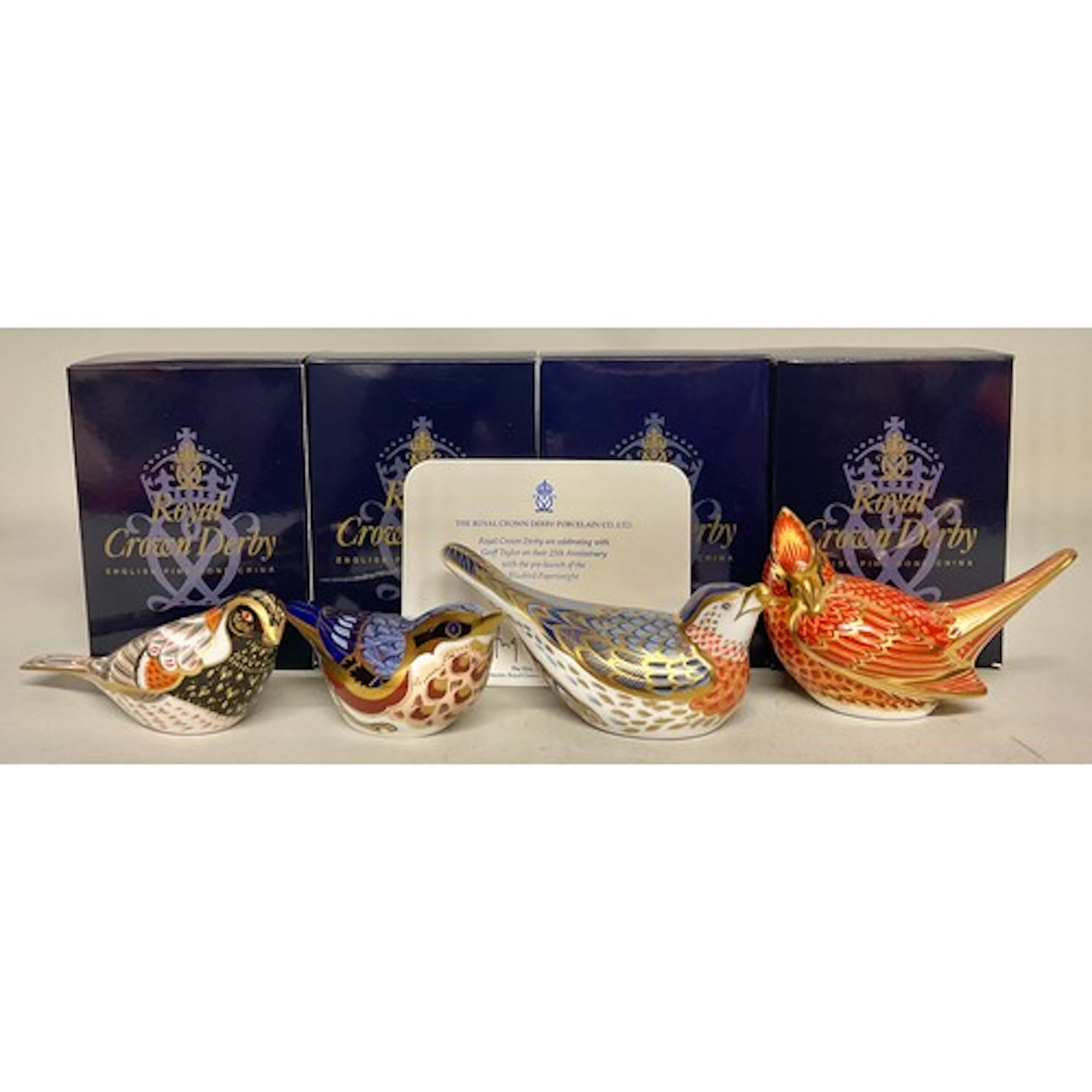 A Royal Crown Derby paperweight, Bluebird, pre-launch to cel...