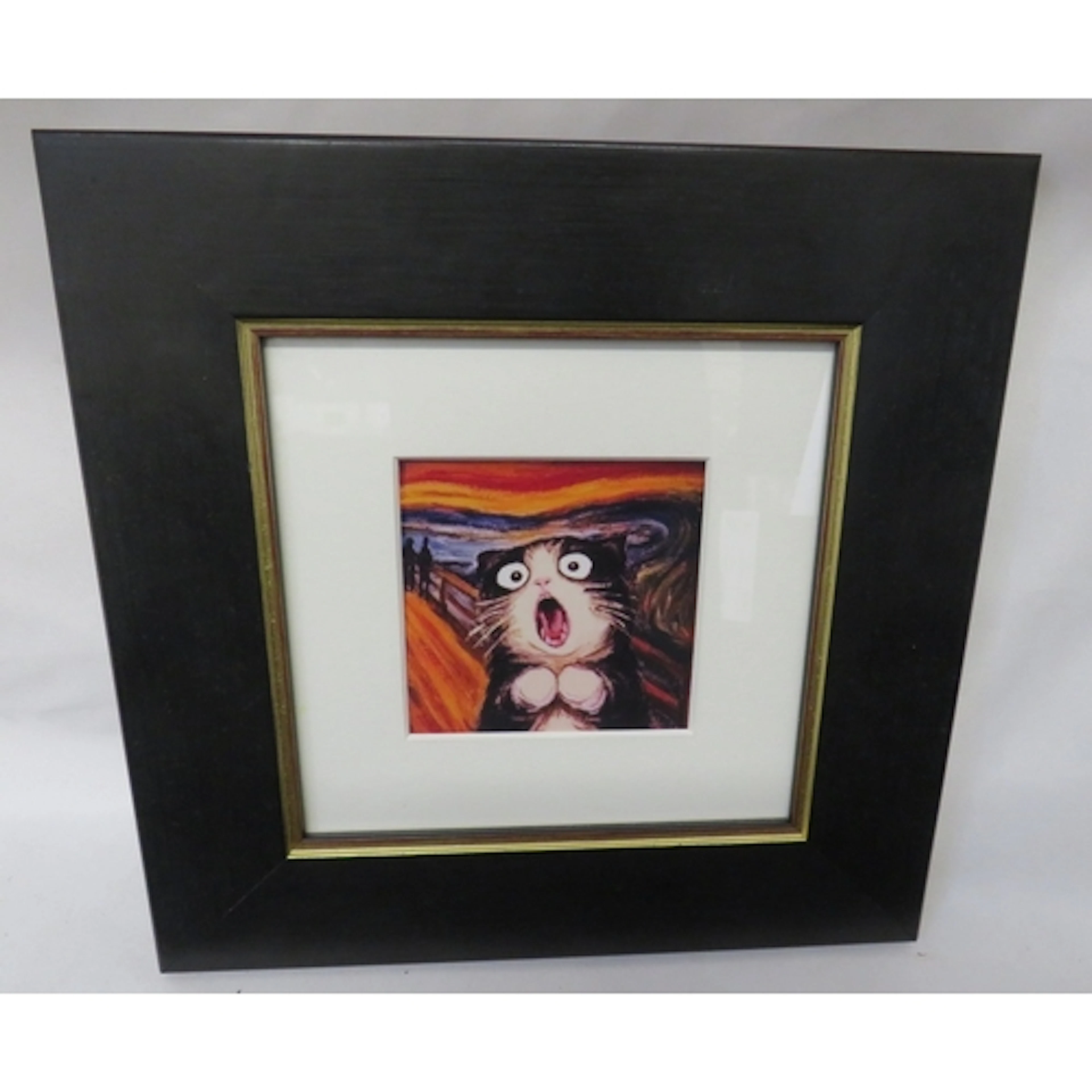 F/g Print Cat Scream after Edvard Munch, 26cm x 26cm (STAIR...