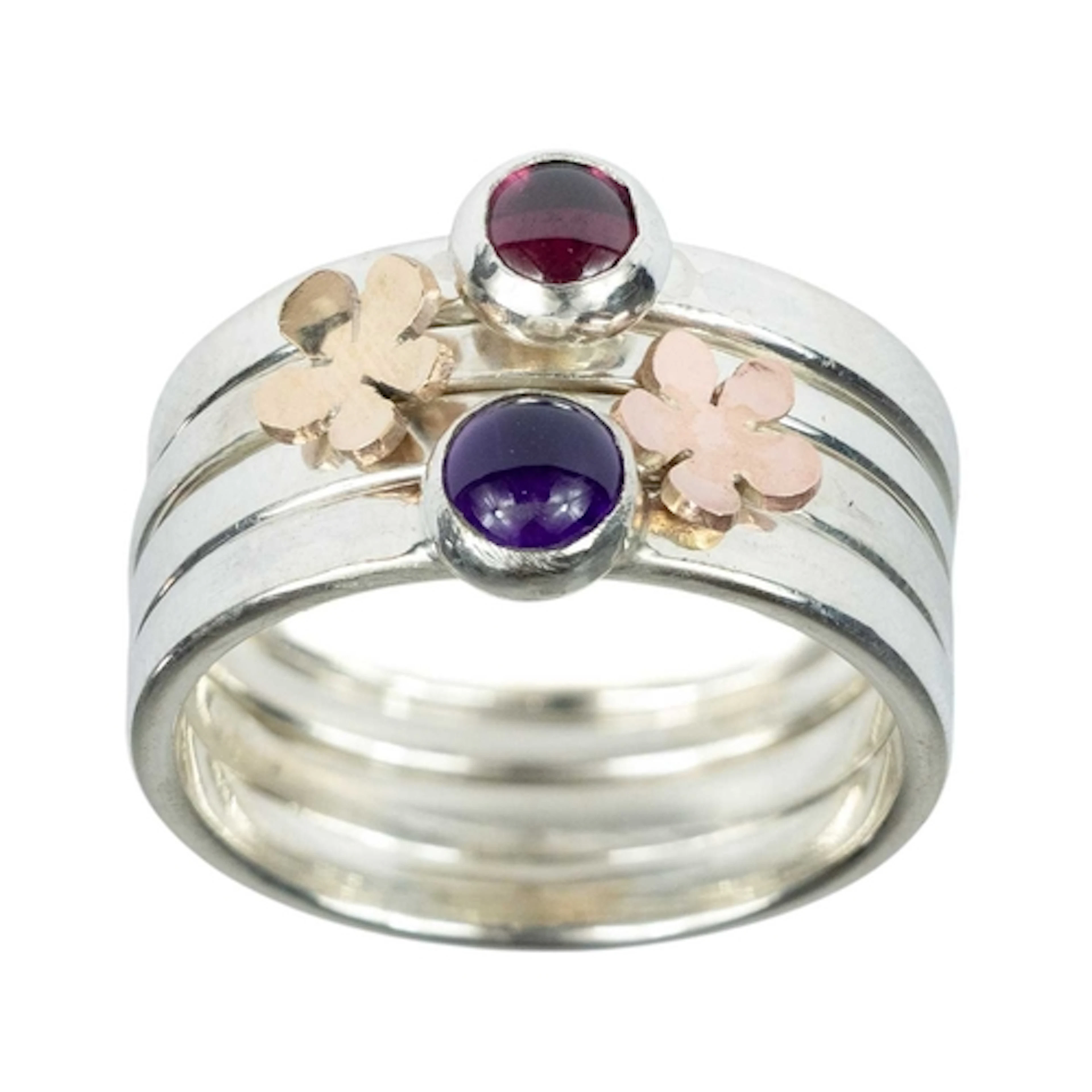 § David PREST OBE (1948) Four Piece Ringset (2026) Four indi...