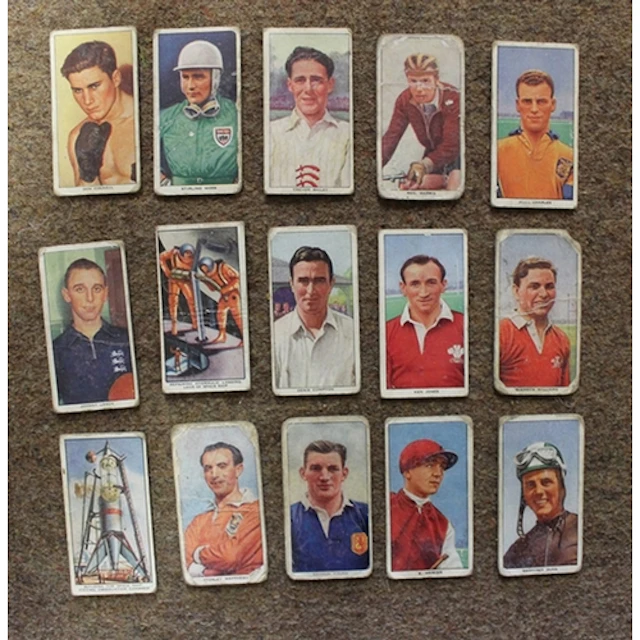 Collection of mostly loose cards in packs, including Gallahe...