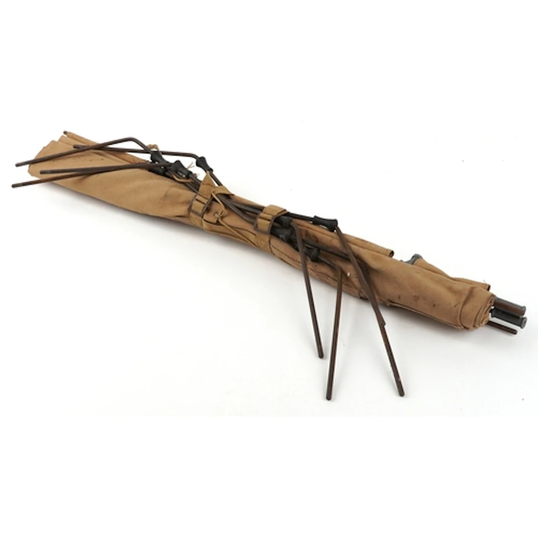 Military interest folding campaign bed.
