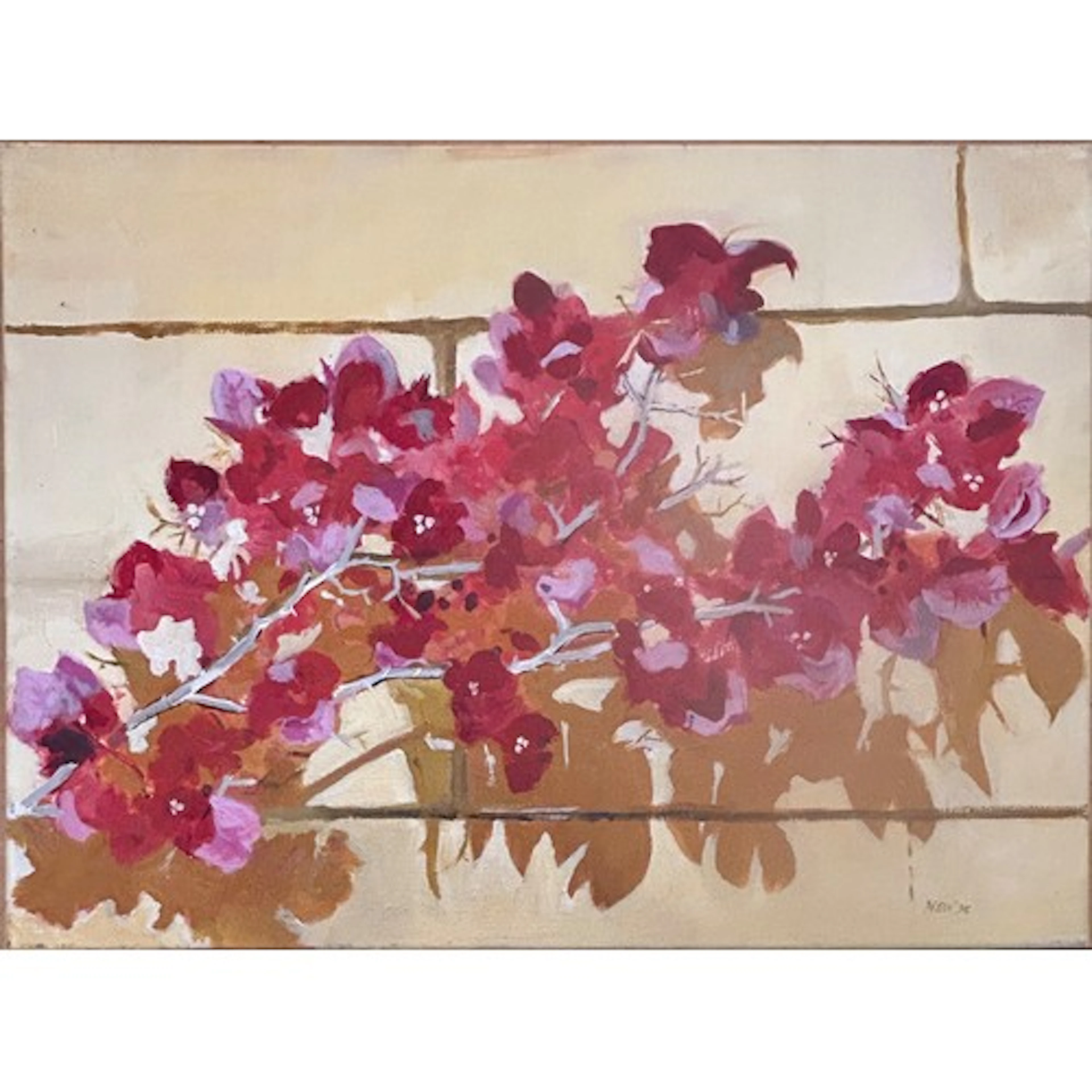 Norman Saunders-White, (1930-2024), 'Gozo Blooms', acrylic o...