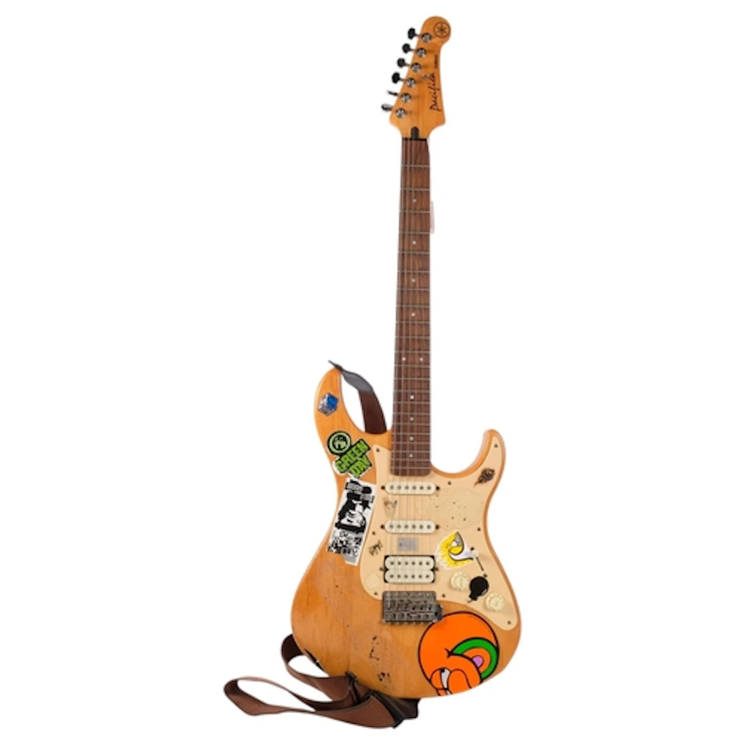 A Yamaha Pacifier 6-string electric guitar, with associated ...