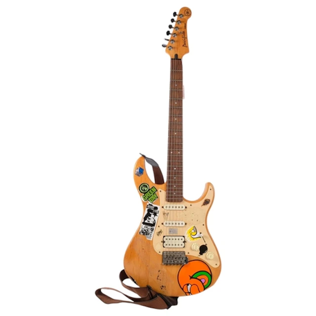 A Yamaha Pacifier 6-string electric guitar, with associated ...