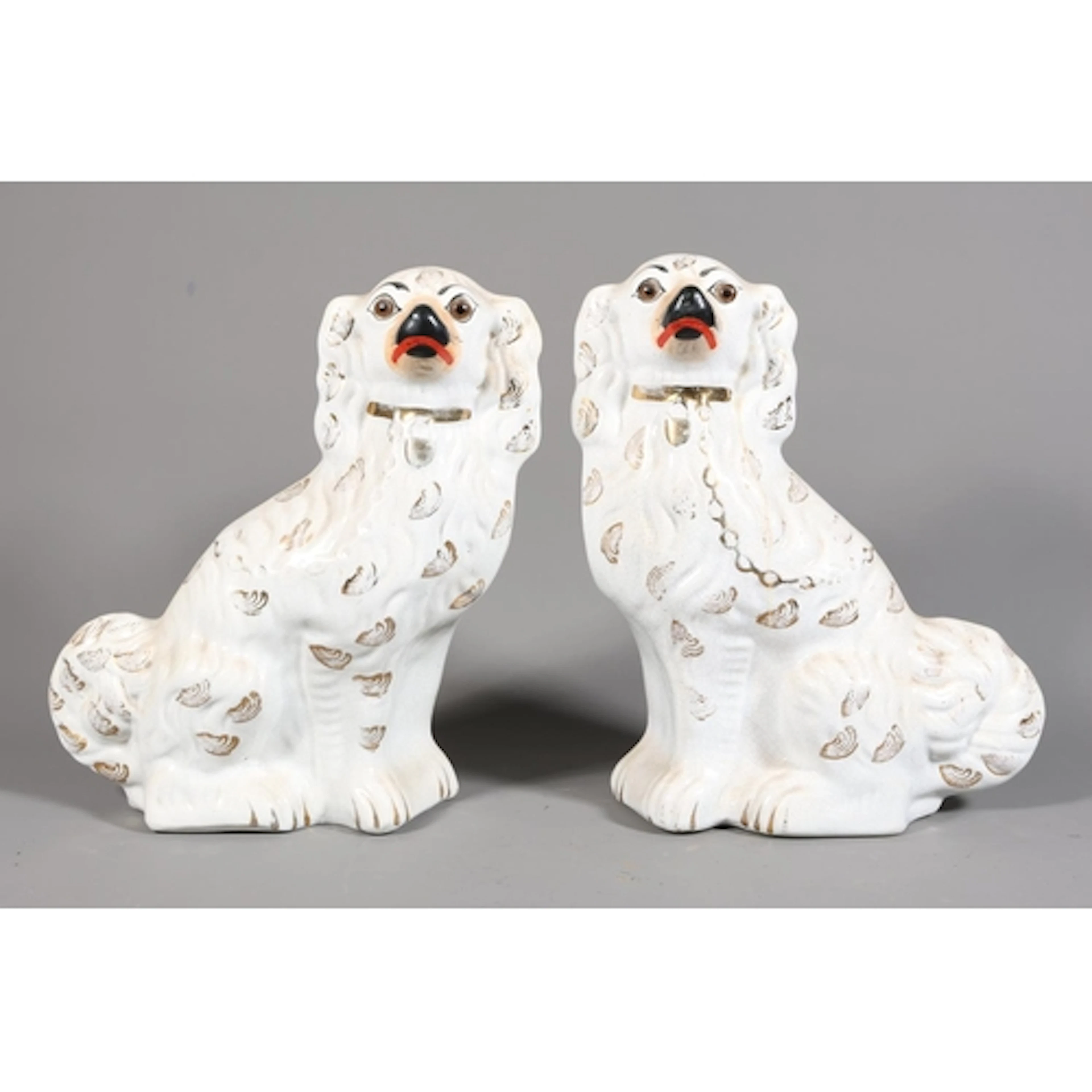 Pair of chimney spaniels.
