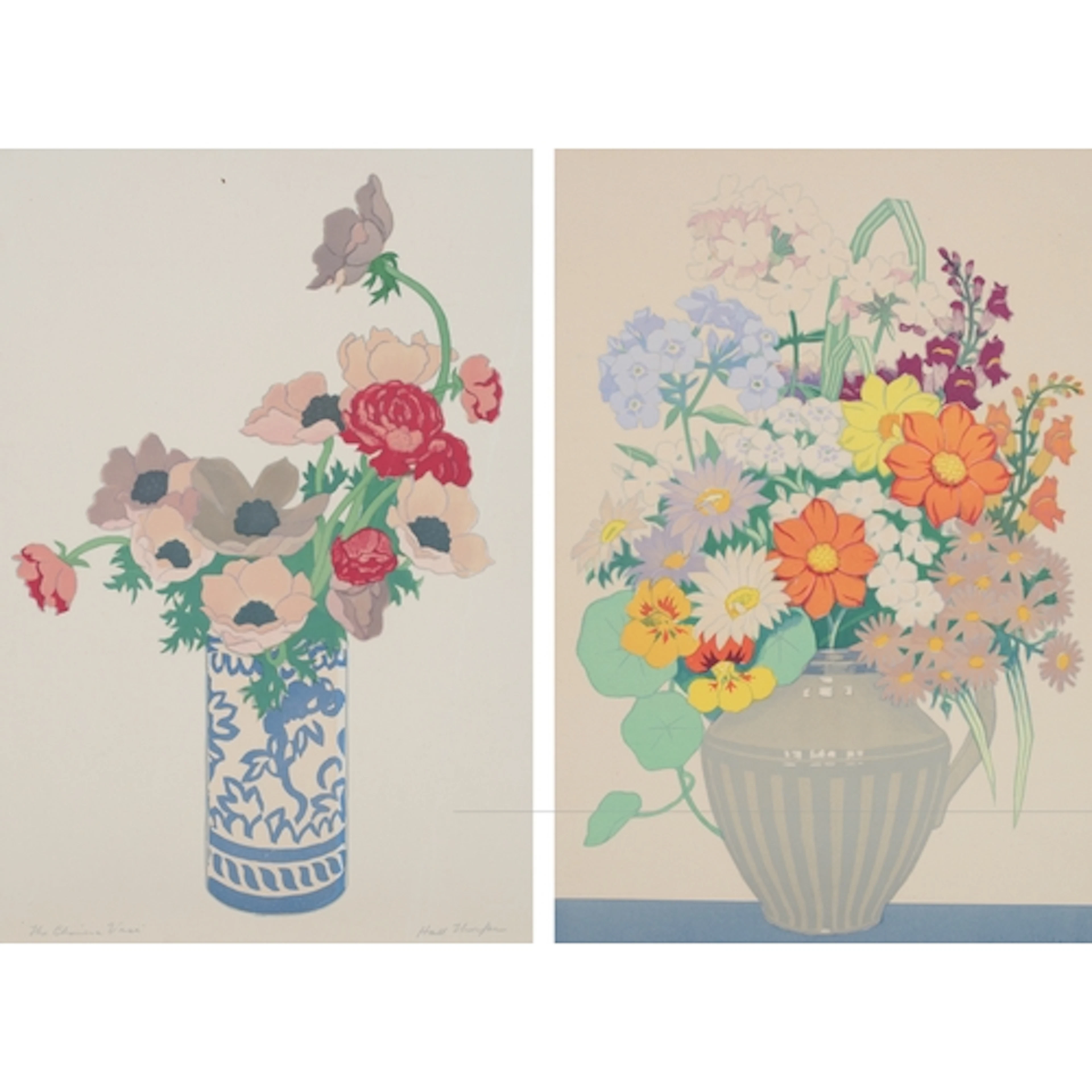 John Hall Thorpe (1874-1947) 'A Summer Bunch' and 'The Chin...