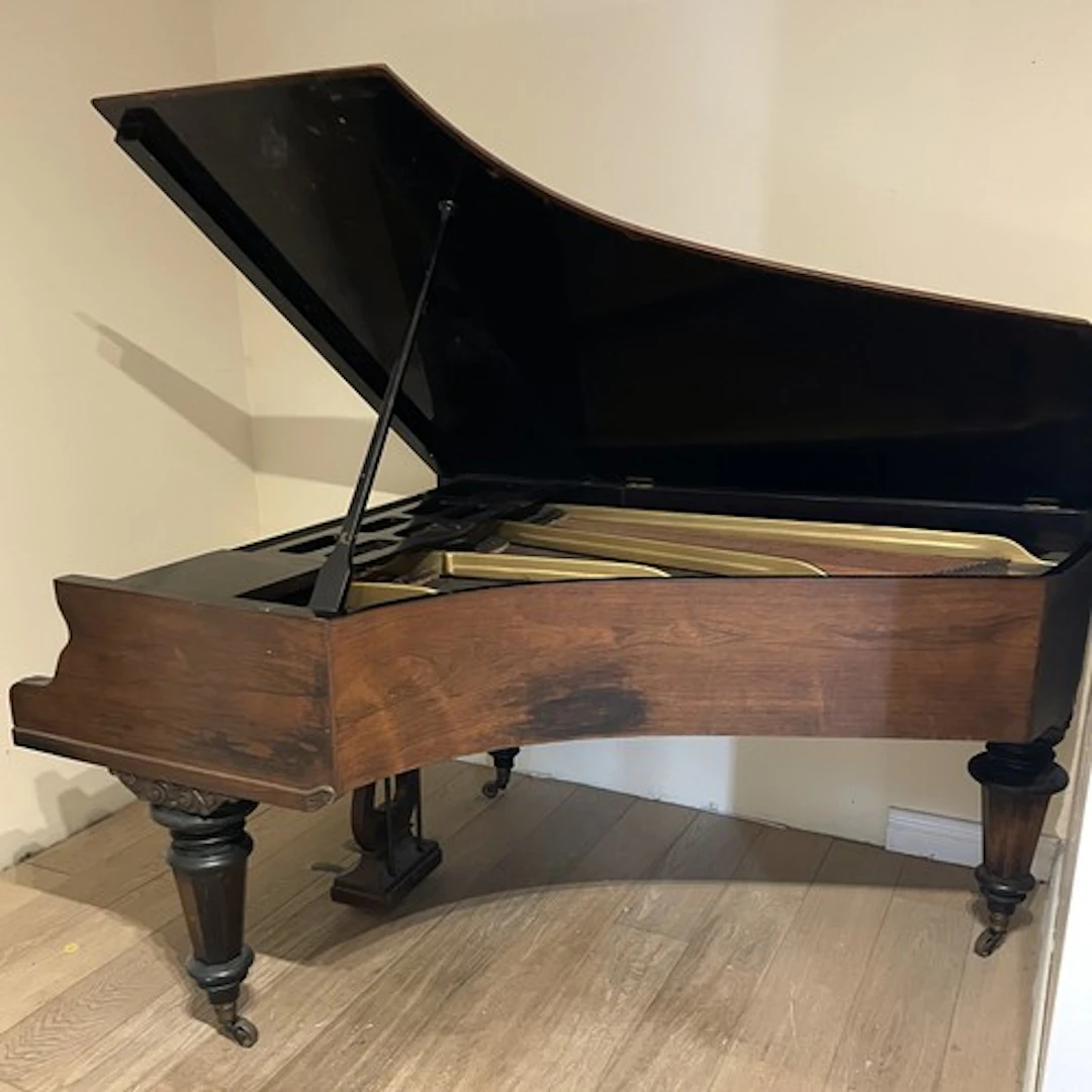 Full Size Grand Piano Rosewood Case Iron Framed by Pohlmann ...