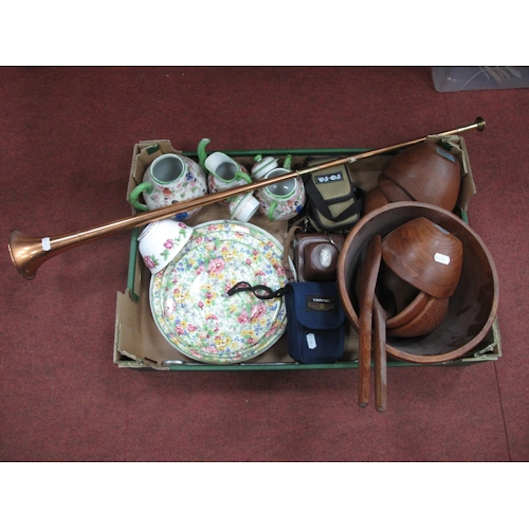 Ceramics and Collectables, including Kalmar mid-century teak...