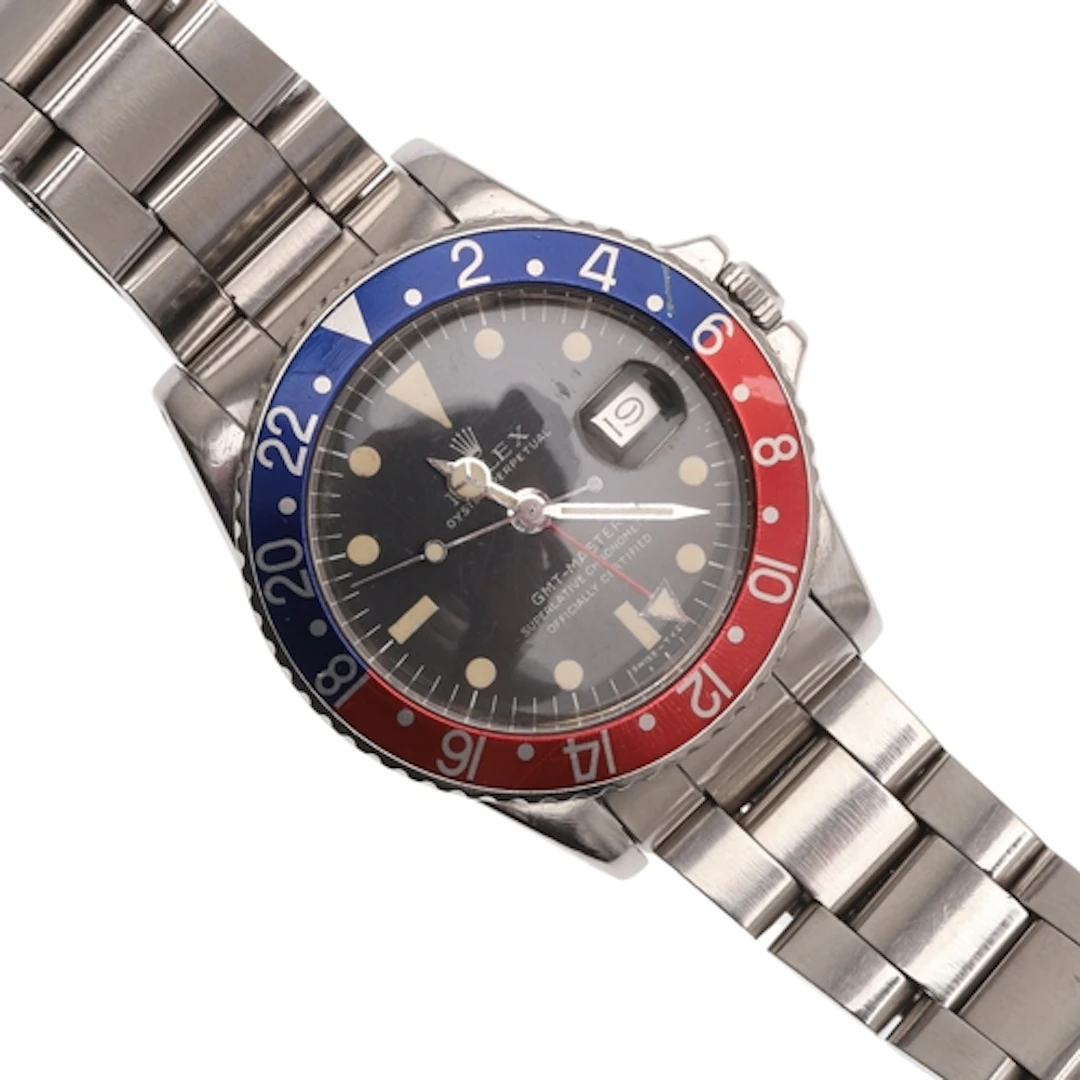 A GENTLEMAN'S STAINLESS STEEL OYSTER CHRONOMETER GMT-MASTER ...