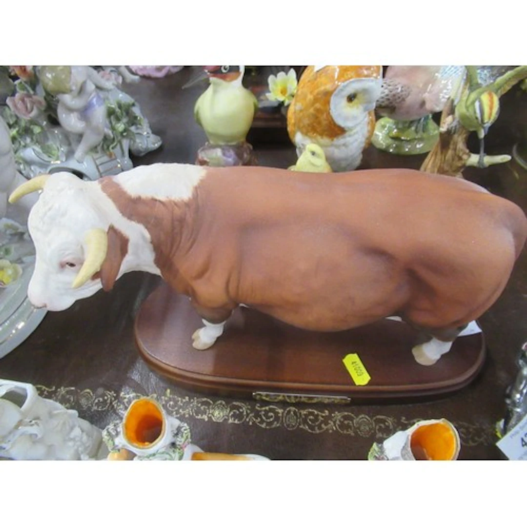 A Royal Doulton model of a Hereford Bull