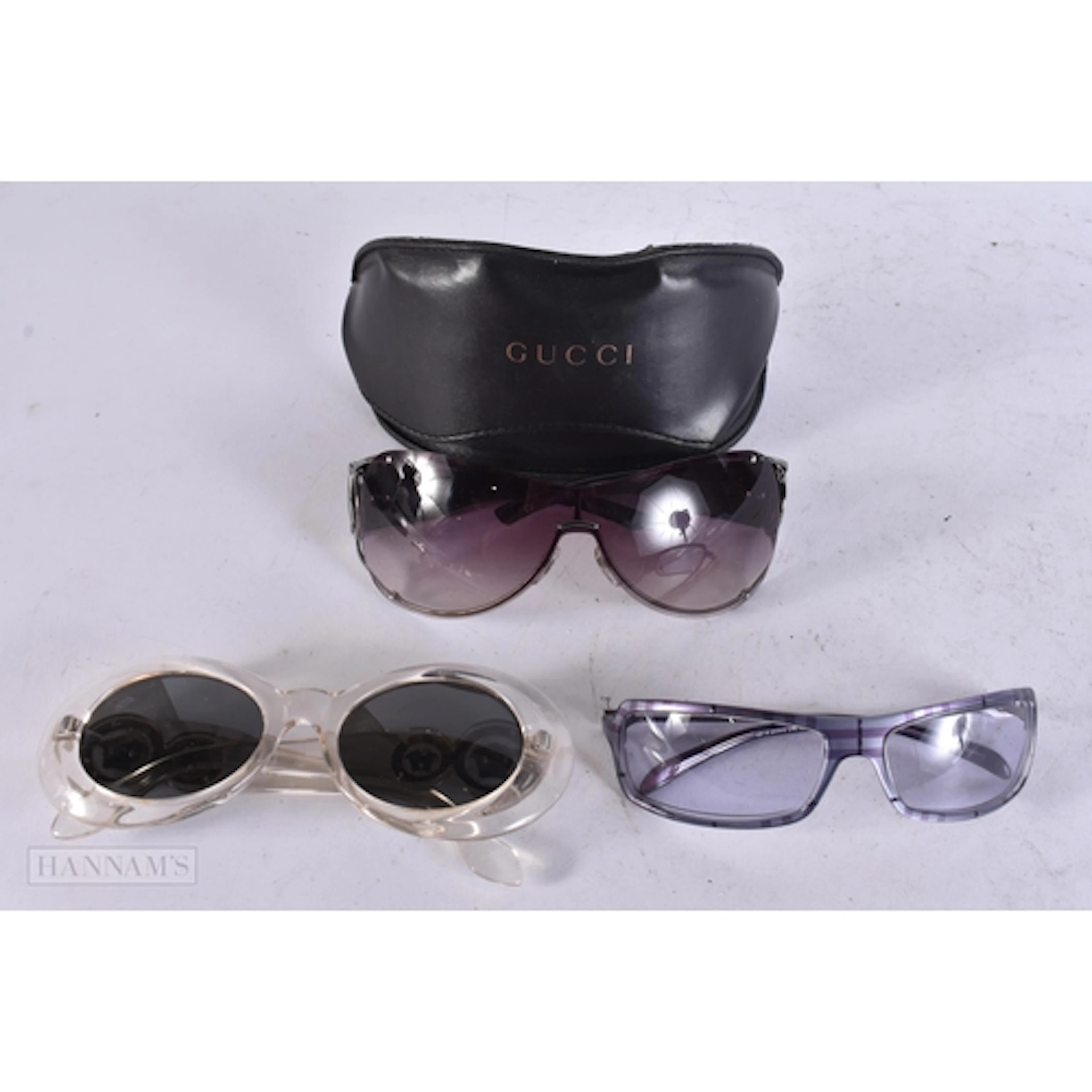 Gucci Burberry Gianni Versace Designer Sunglasses Cased & Lo...
