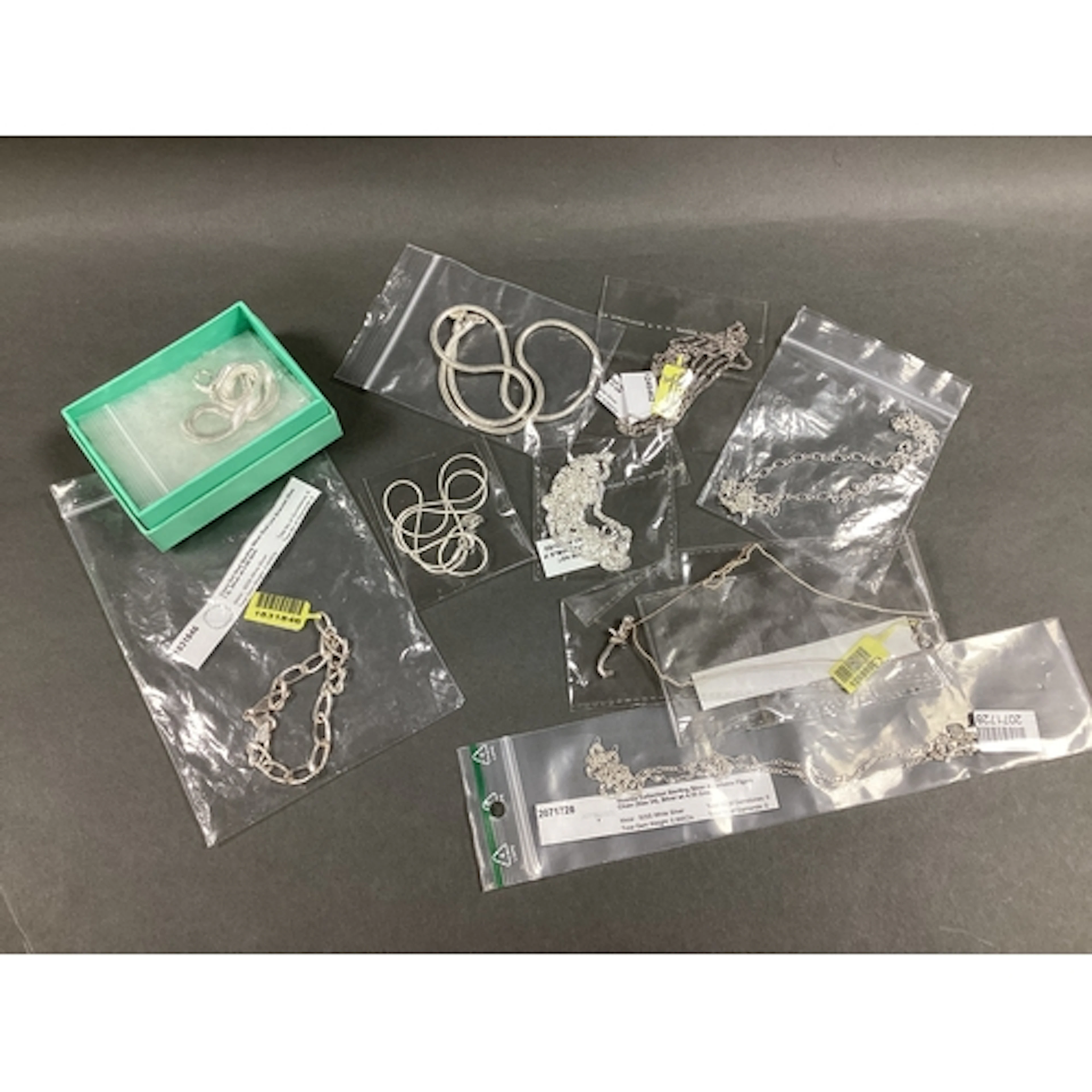 A Selection of Assorted Modern Chains and Bracelets, includi...