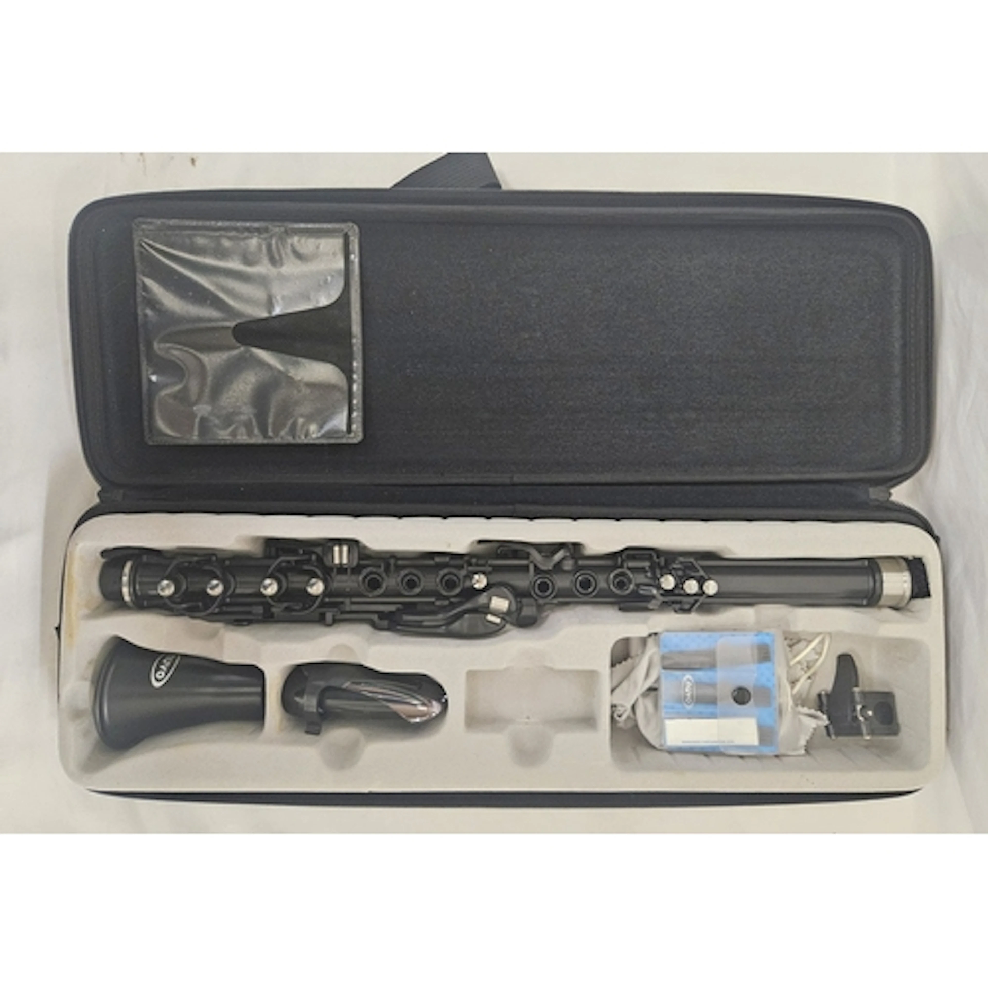 Black Plastic Nuvo Recorder in fitted case