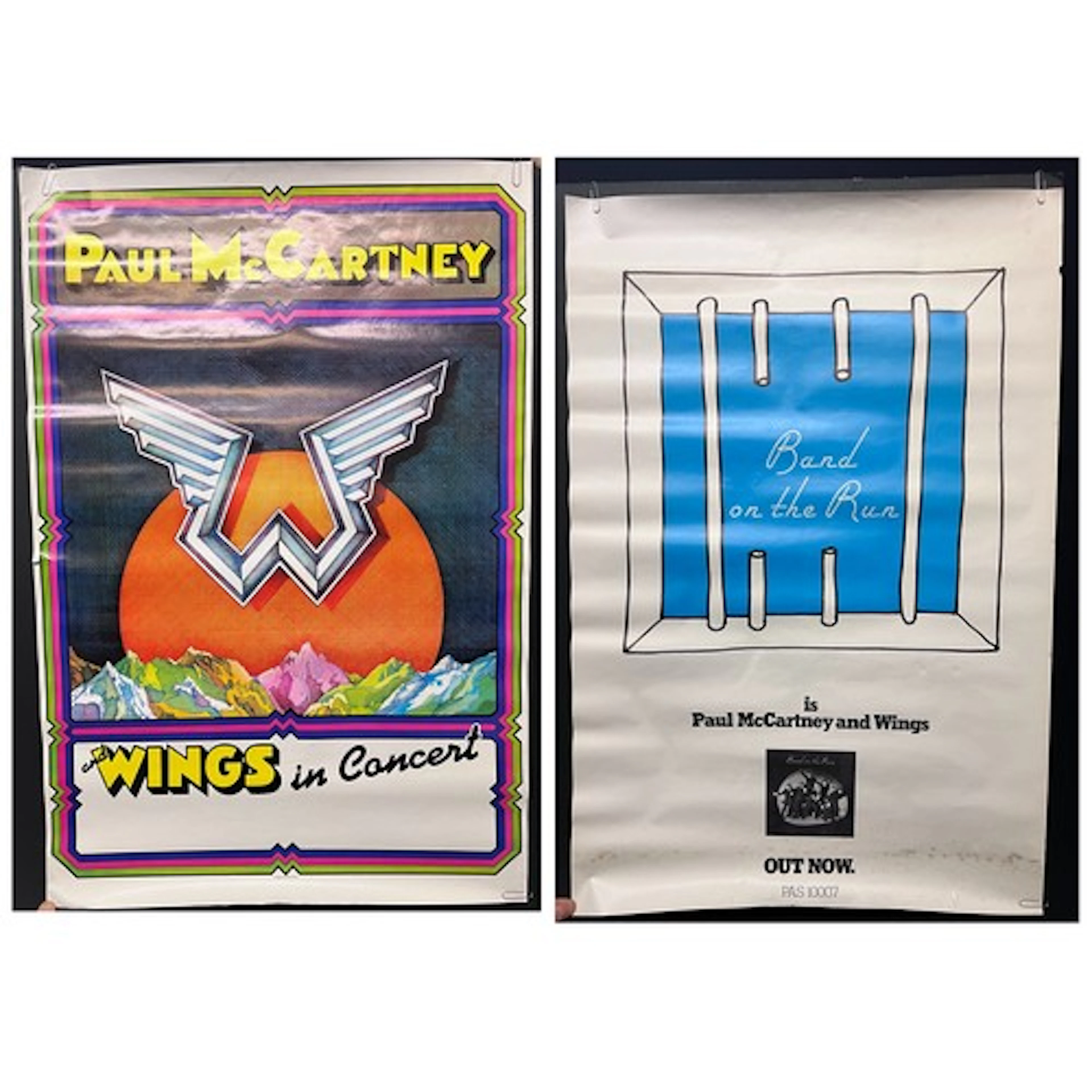 Memorabilia - 2 Paul McCartney / Wings posters to include or...