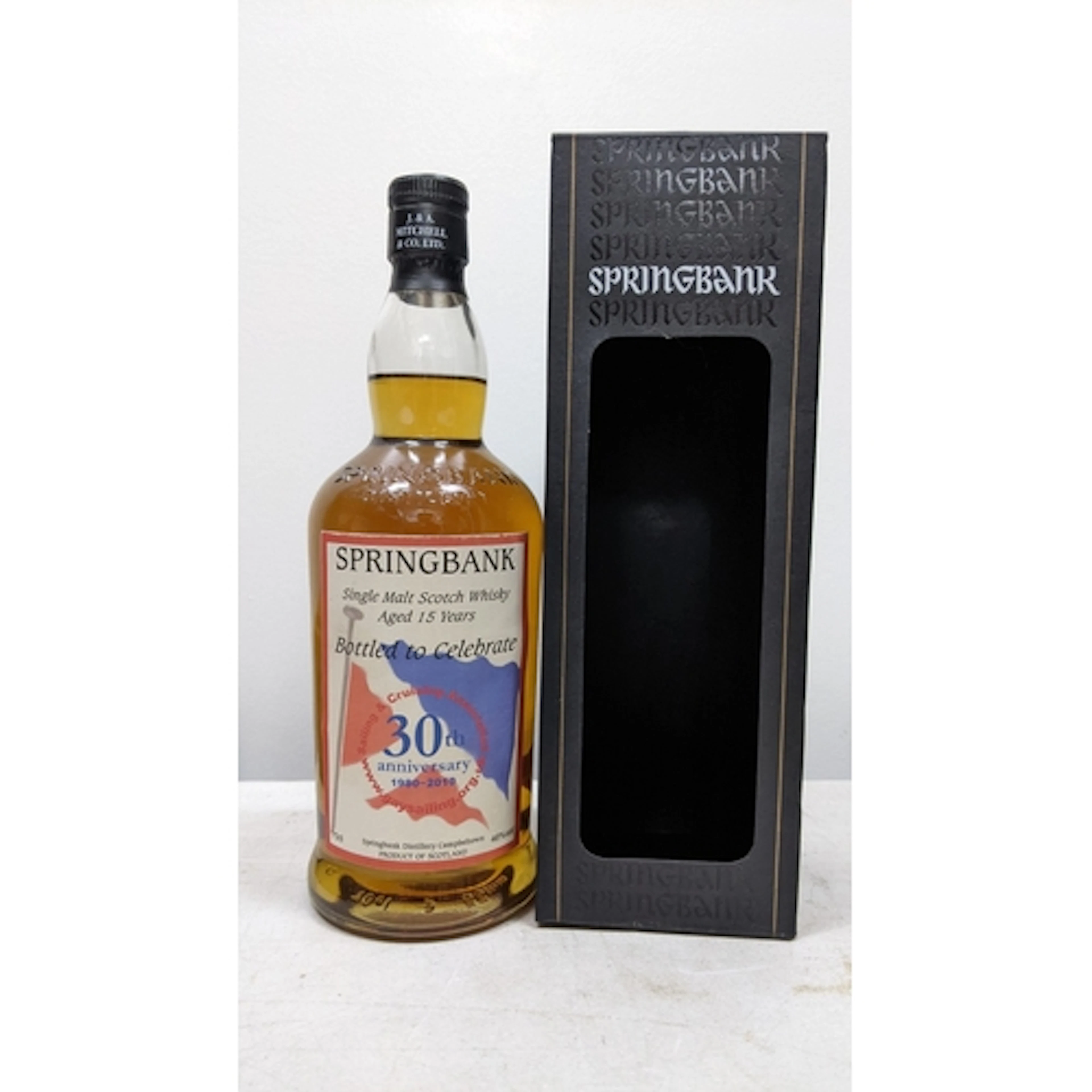 One boxed bottle of Springbank 15 Year Old Single Malt Scotc...