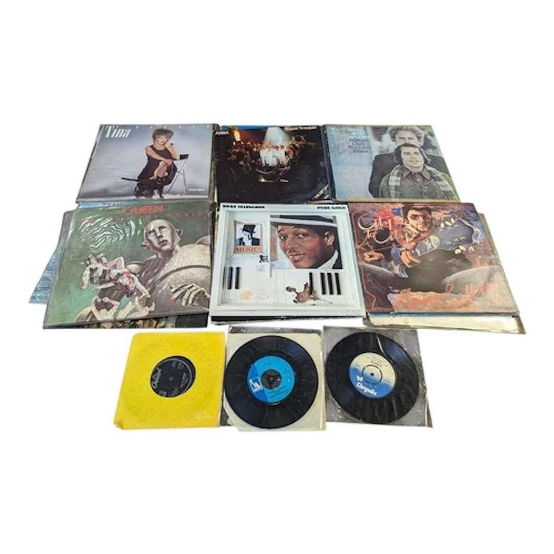 Collection of vintage 20th century LP vinyl records - includ...