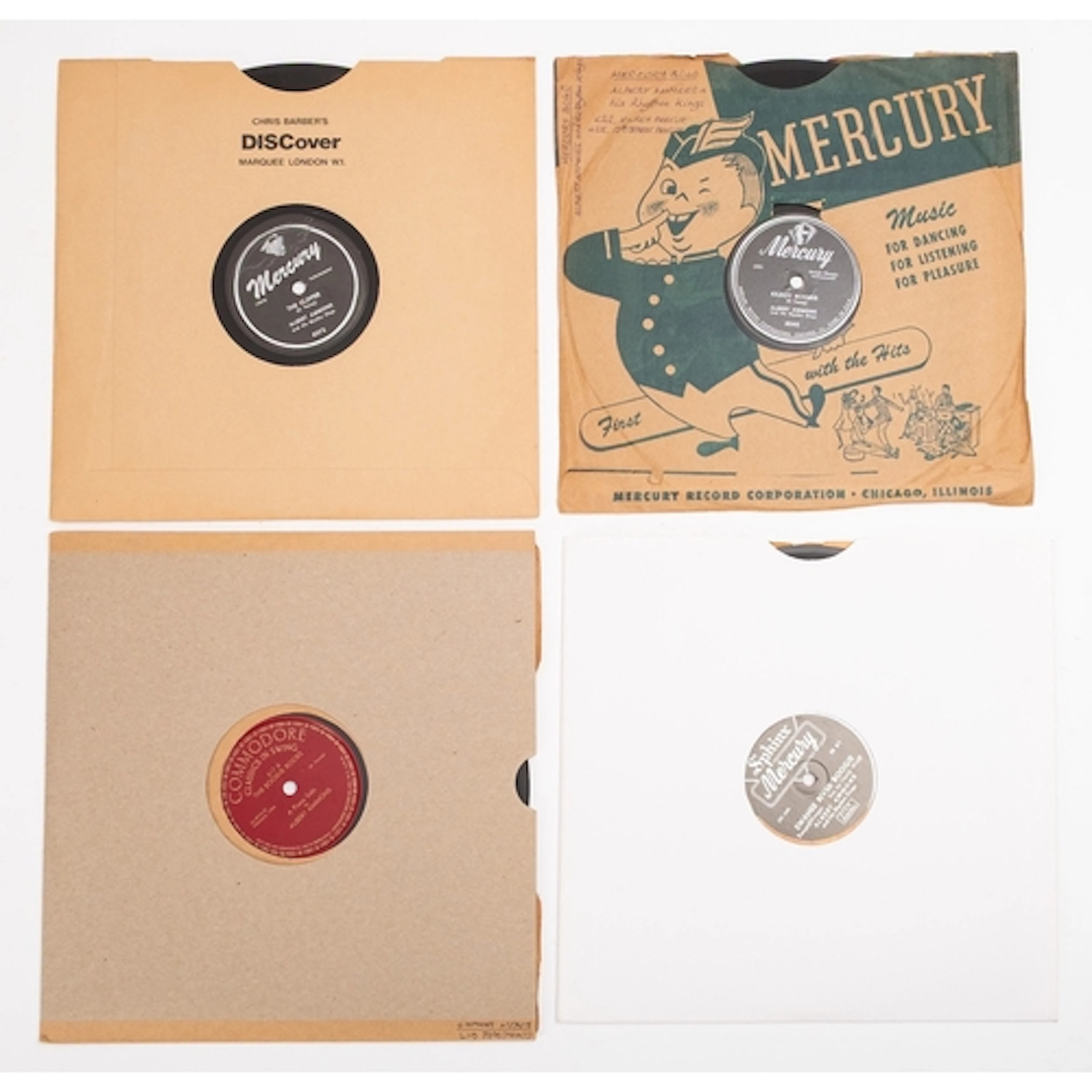 5 records: Albert Ammons - Boogie Woogie Stomp Decca 749 ...