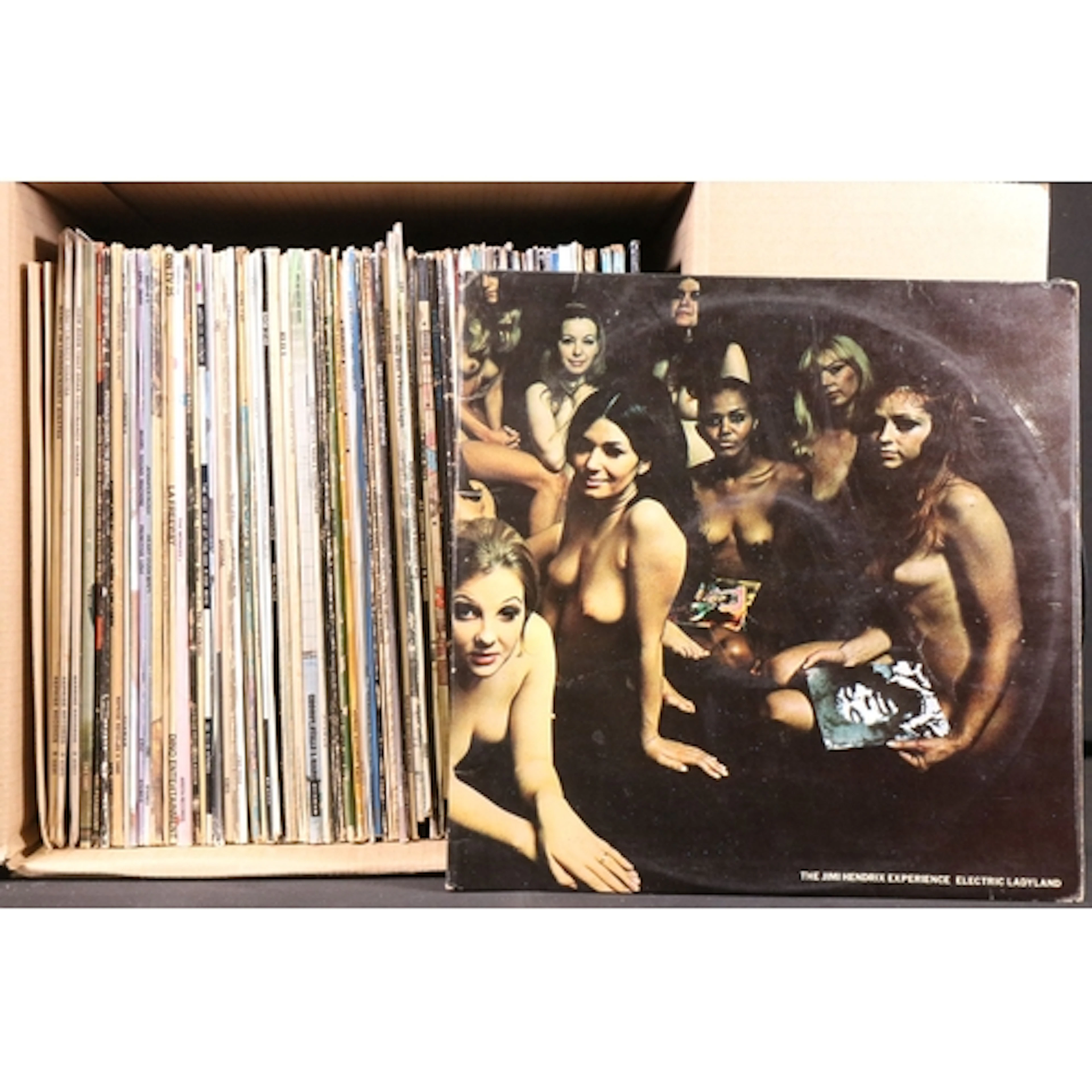 Vinyl - Over 80 Rock & Pop LPs by US artists to include Jimi...