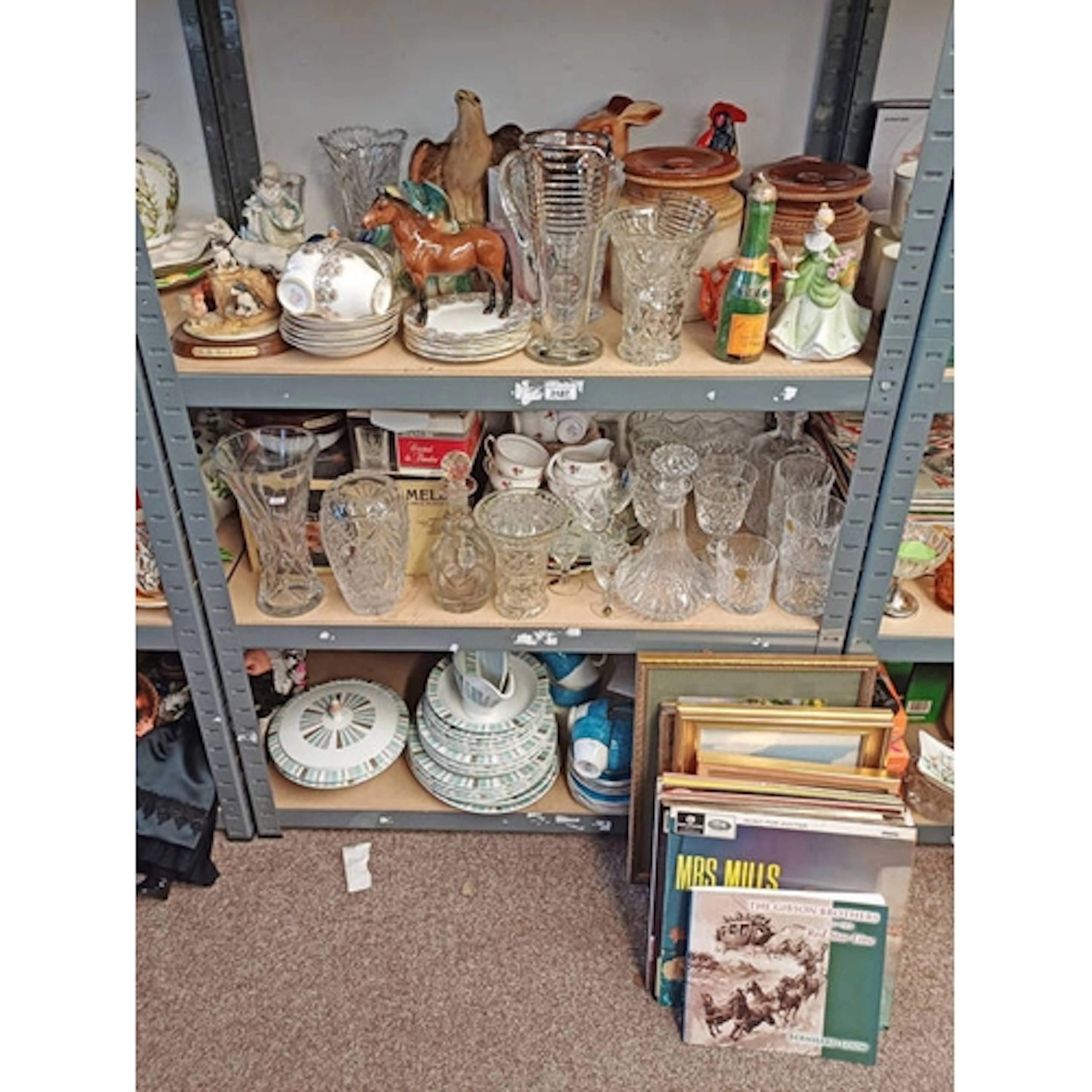DARTMOOR PORCELAIN HOUSE, POTTERY EAGLE, RABBIT & OTHER ART ...