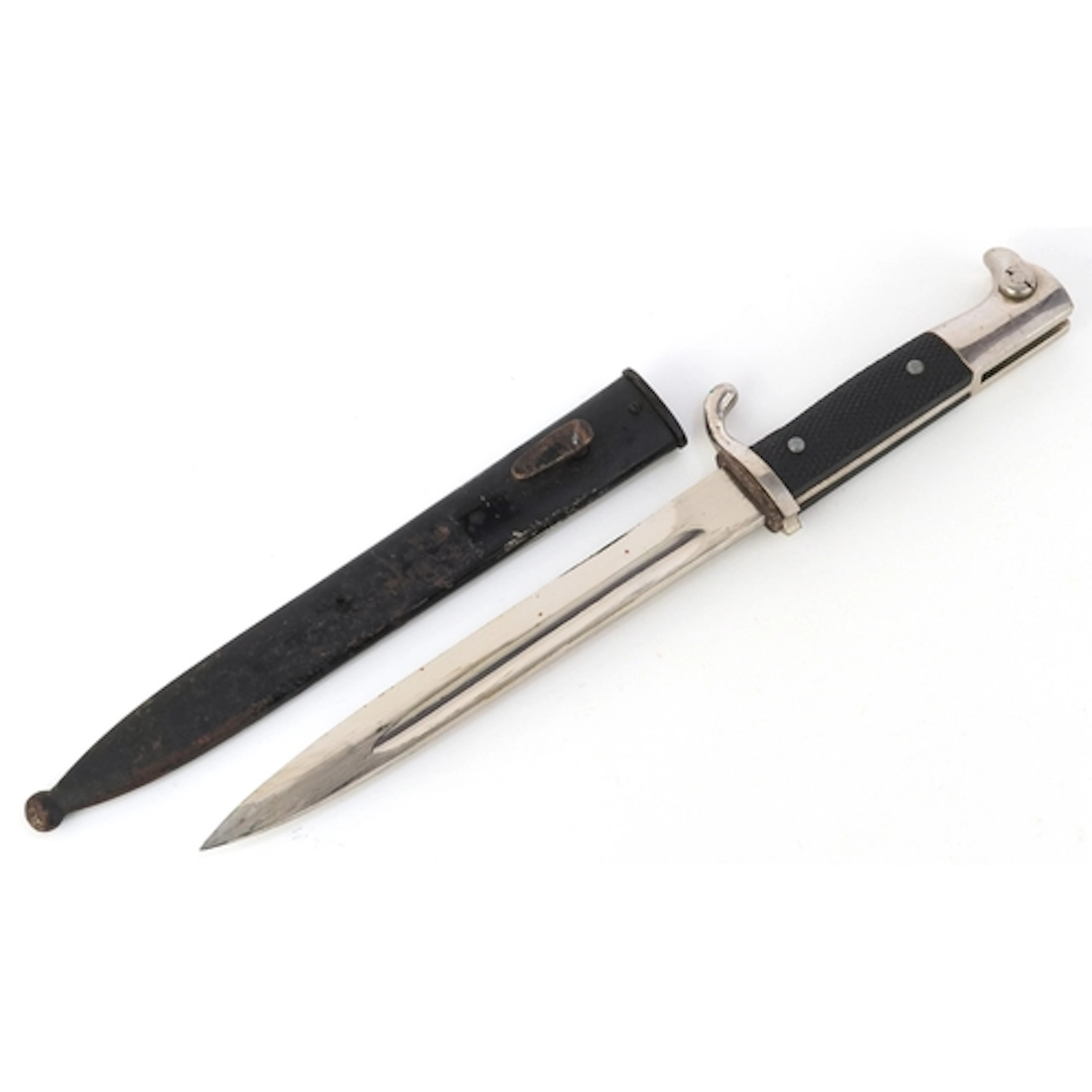 German military interest K98 short dress bayonet with scabba...