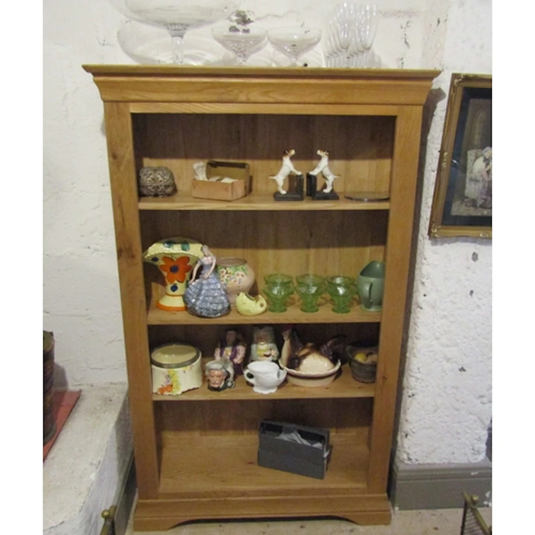 Carved Pine Four Shelf Unit Approximately 36 Inches Wide x 5...