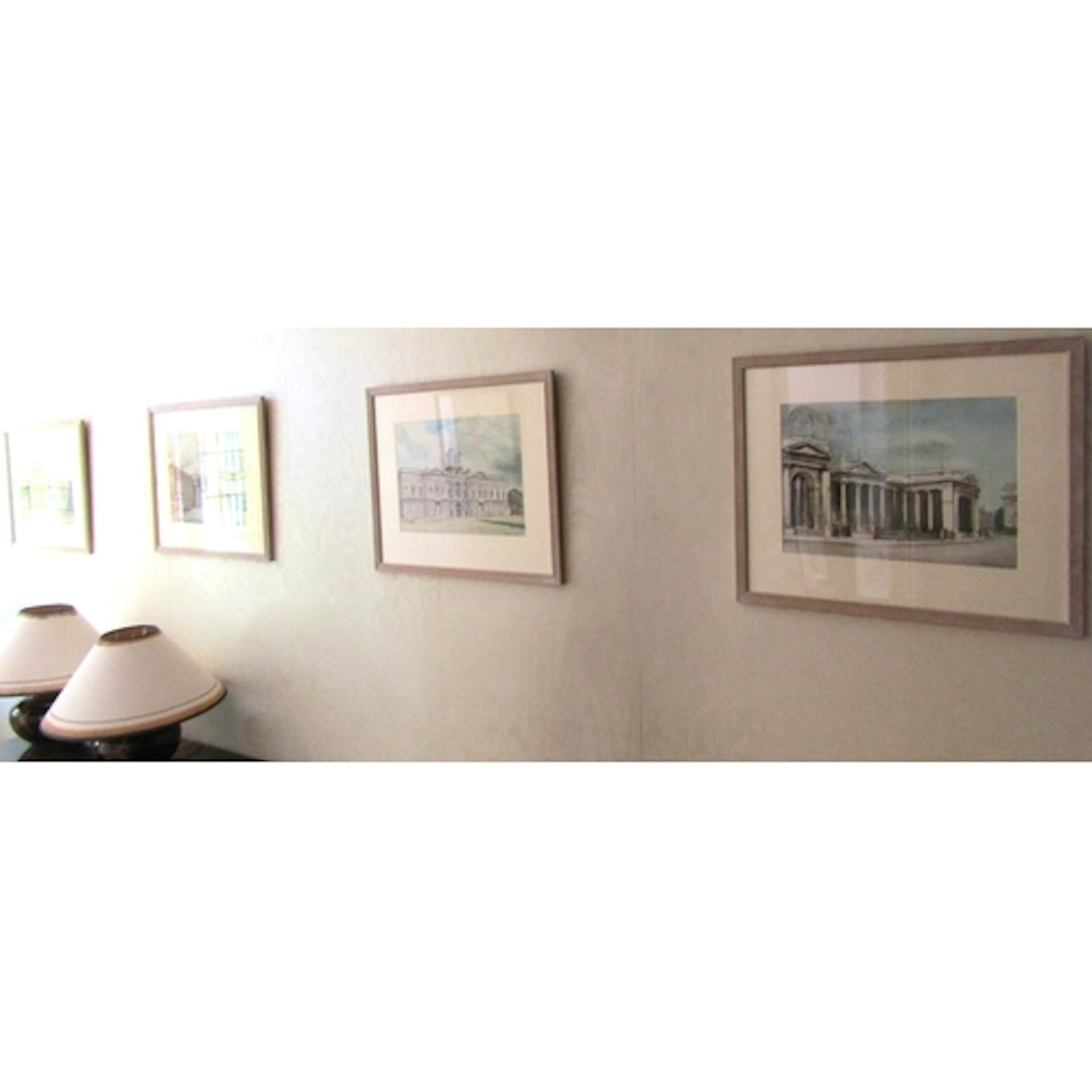 Ralph Duck Set of Four Irish Architectural Gems Watercolours...
