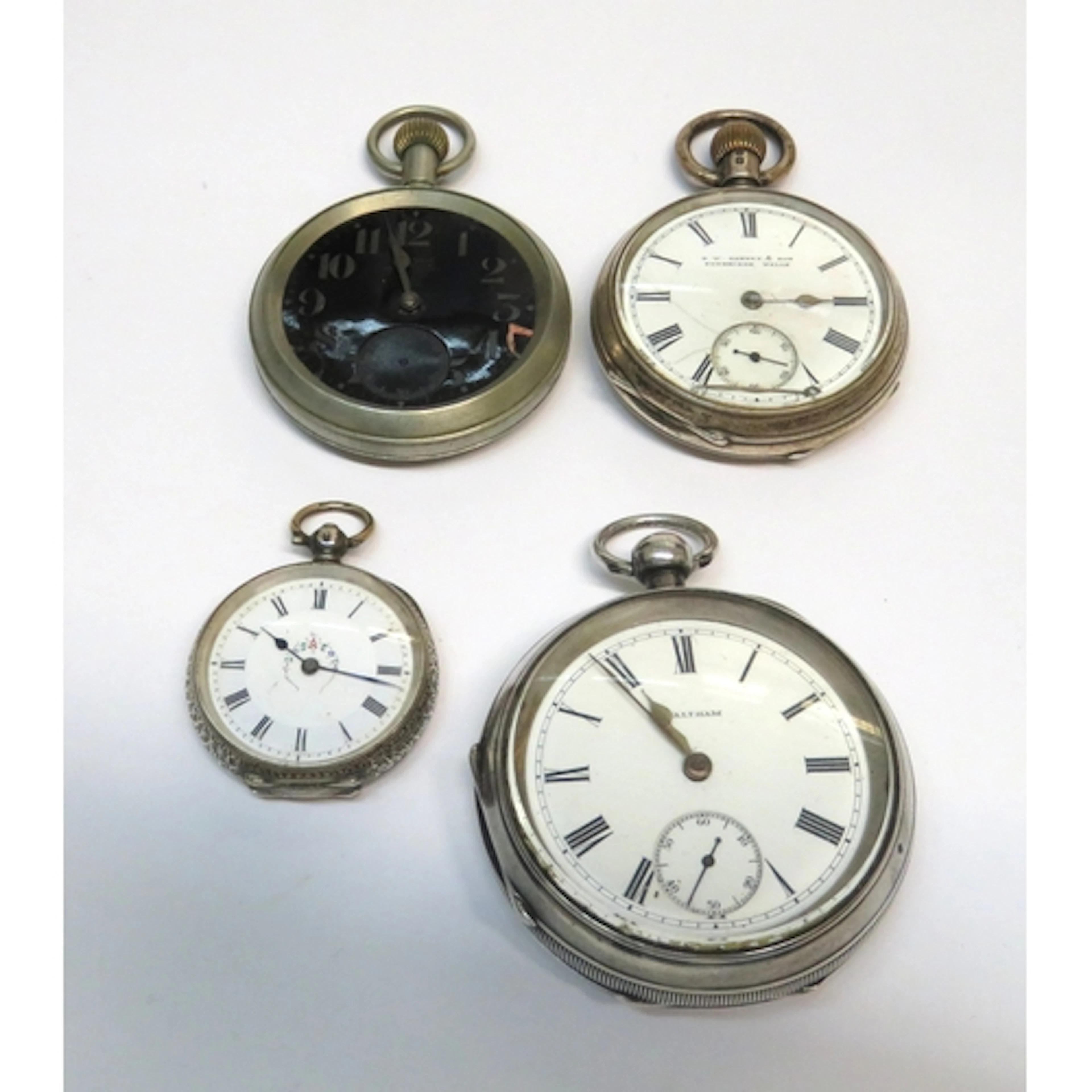 Omega Military issue crown wind pocket watch (at fault), tog...
