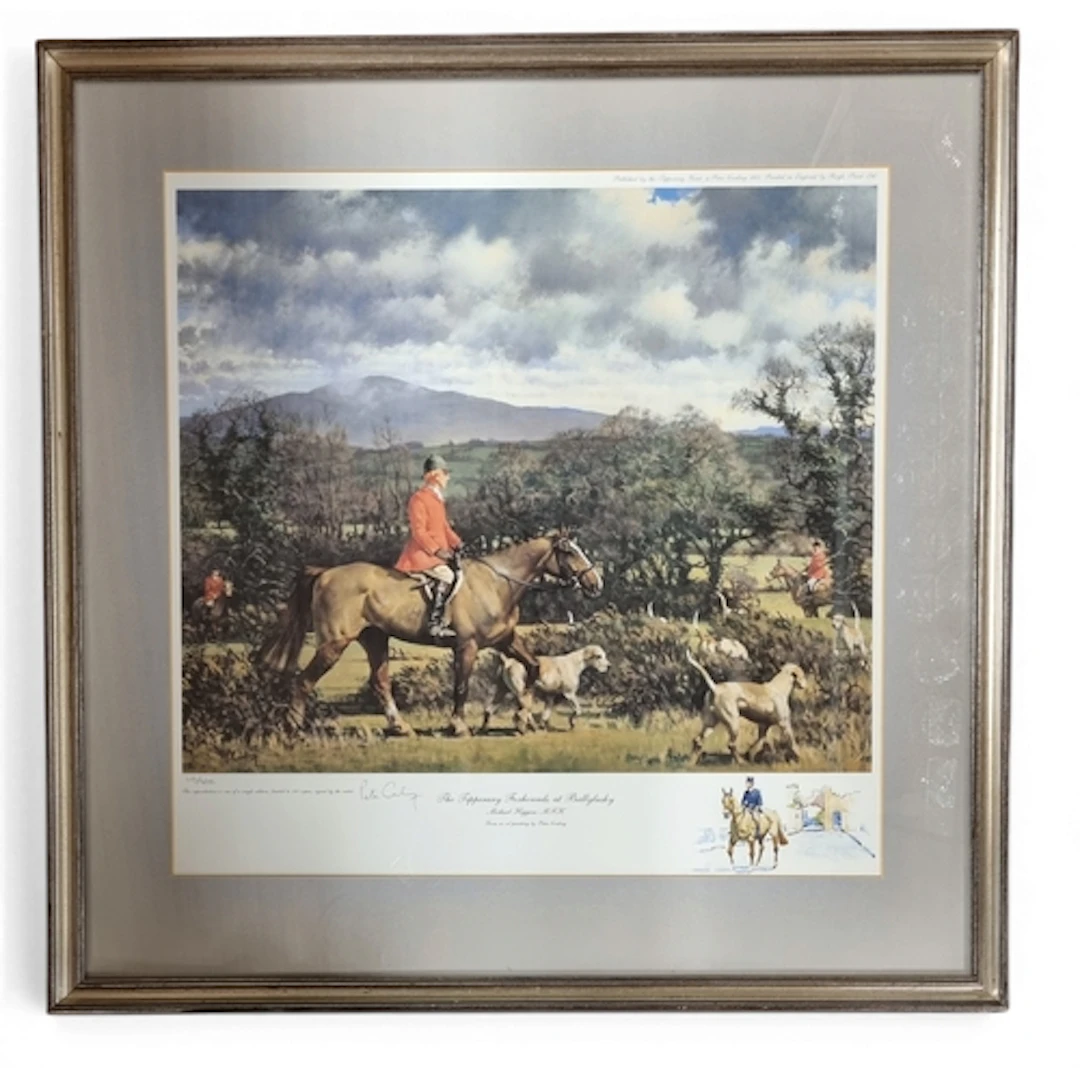 Peter Curling. A Limited Edition coloured Print 'The Tippera...