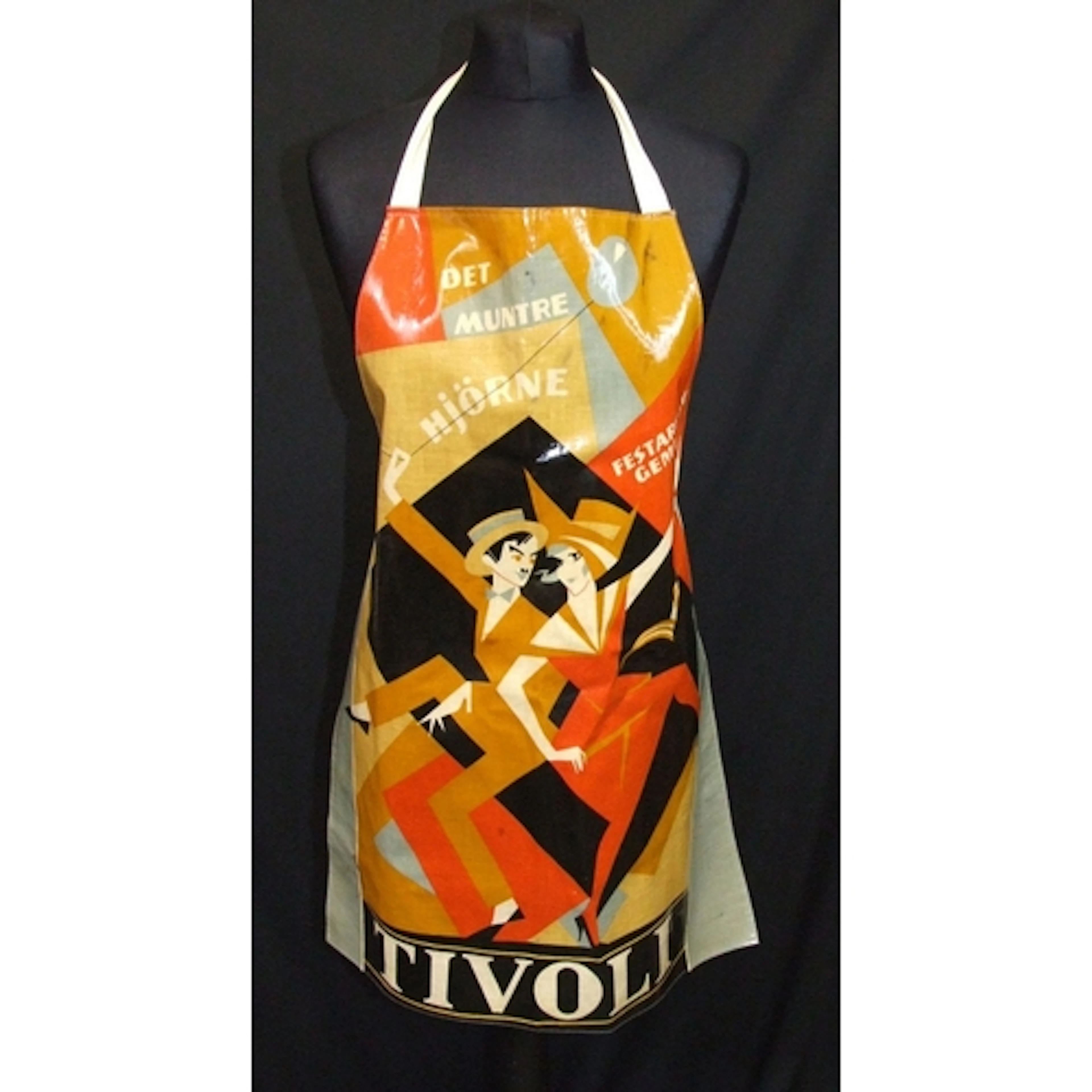 Vintage Oil Cloth Apron