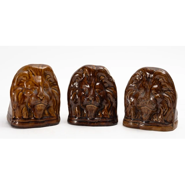 A trio of 19th Century Staffordshire sash stands. Of traditi...