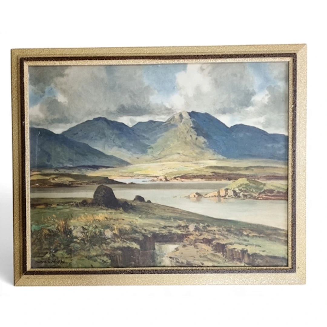 Morris C Wilkes. An early 20th Century coloured Print of a W...