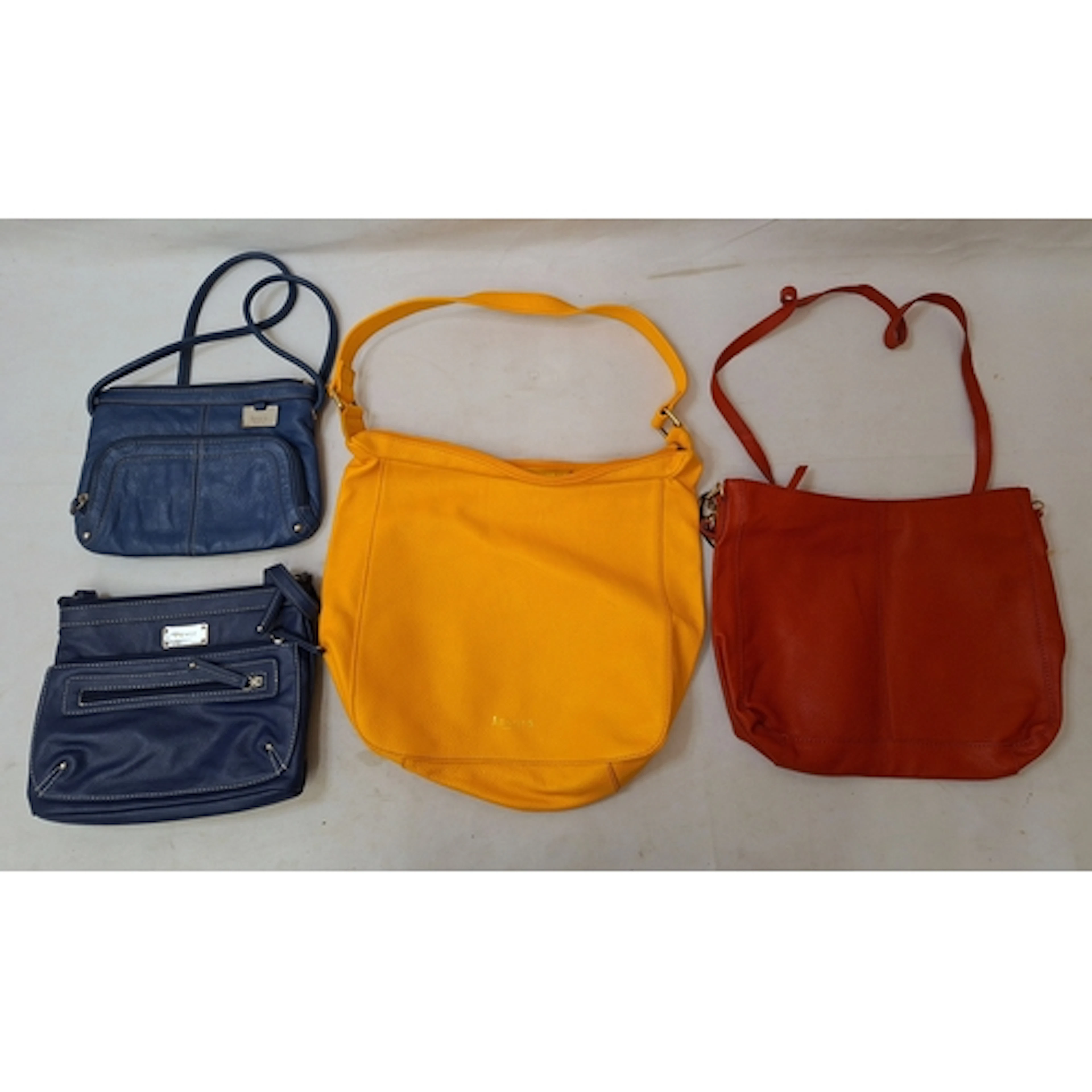 Hand bags, some as new, incl. Red leather Assots bag, with c...
