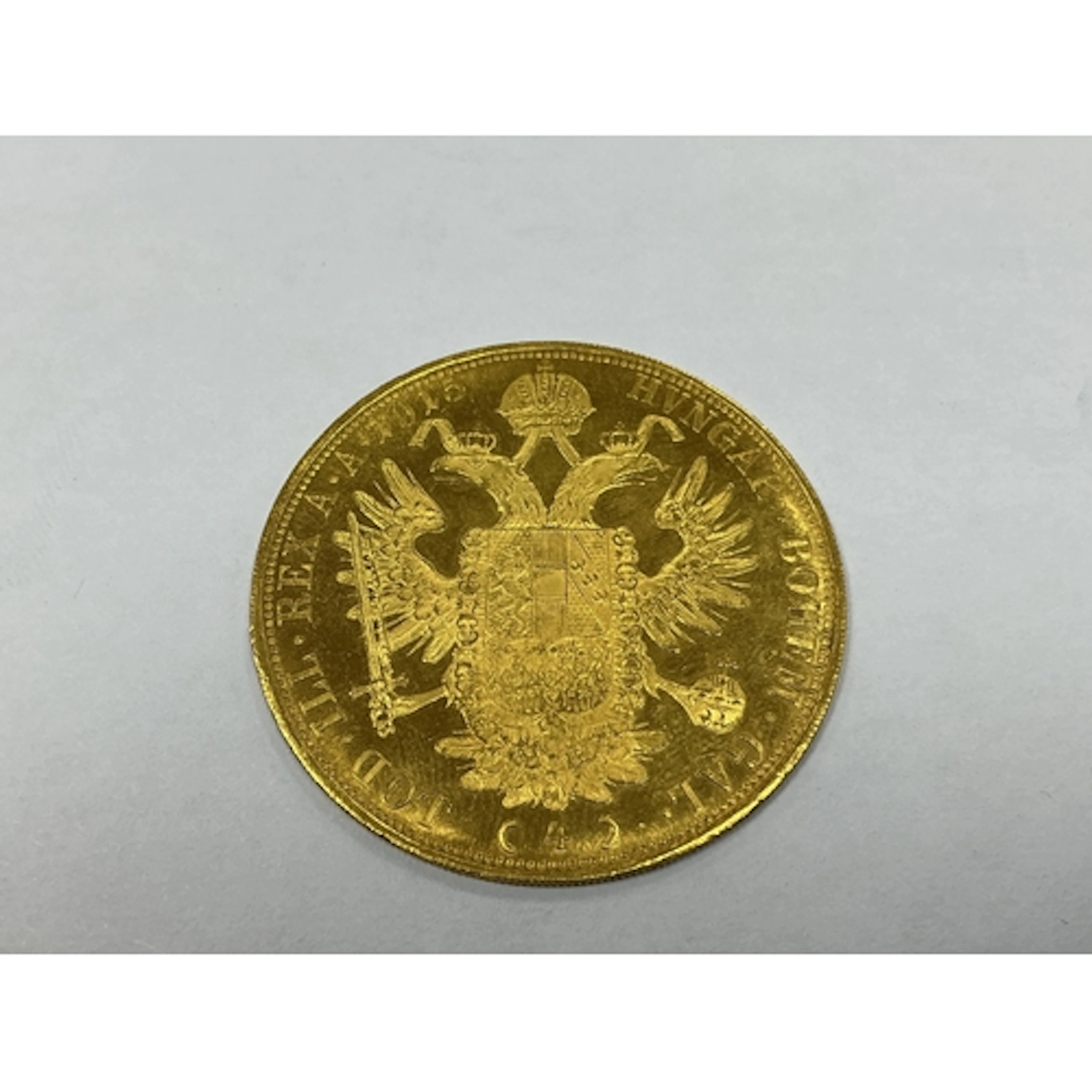Austrian Empire gold coins, gold 4 Ducats, 1914 (restrike)...