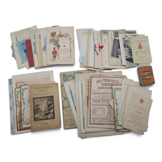 Mixed ephemera, a portion relating to a James Murray, employ...