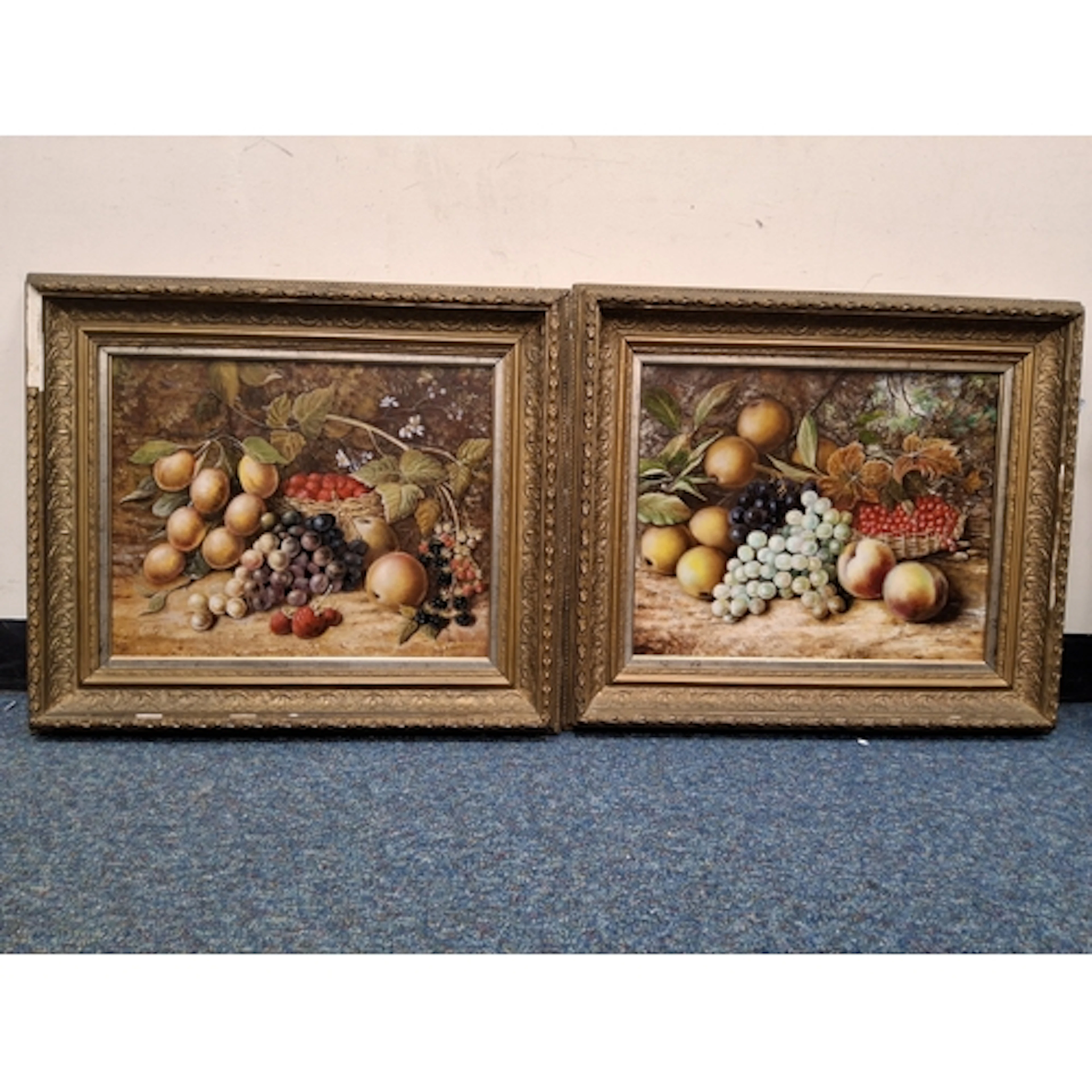 A WILSON (20TH/21ST CENTURY) A PAIR OF STILL LIFE STUDIES OF...
