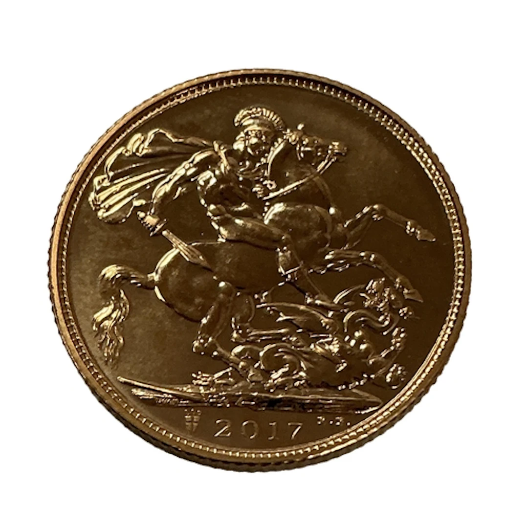 2017 QEII Gold Sovereign.