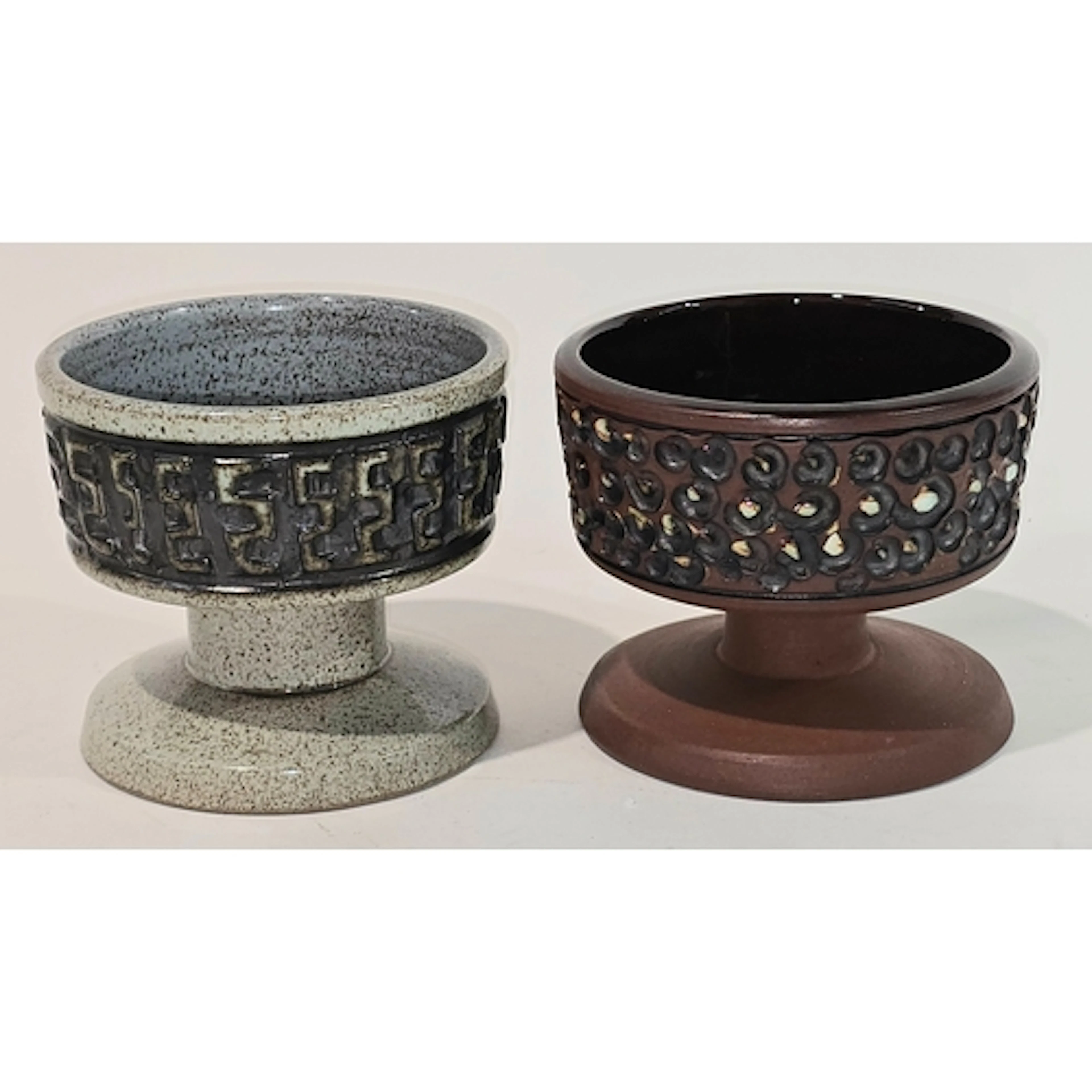 Poole Pottery Atlantis Chalice / Candleholder by Carol Kelle...