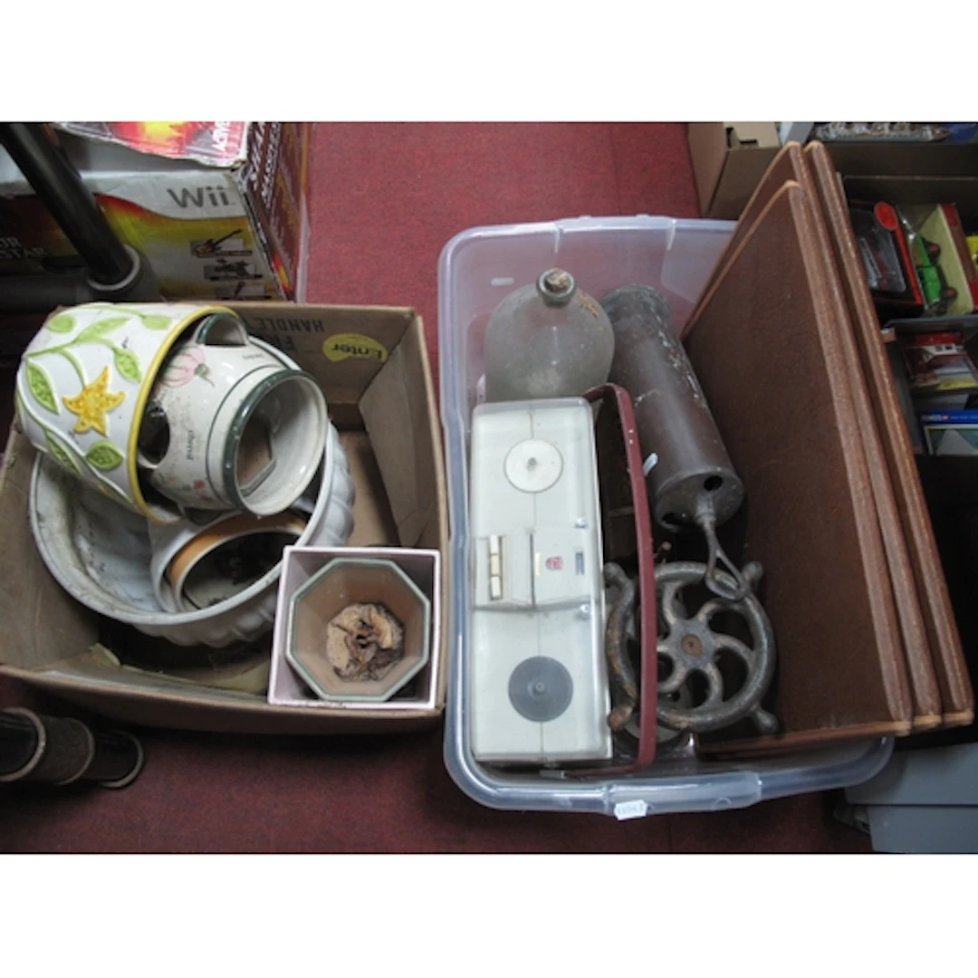 Collectables, including 20th-century Philips reel-to-reel ta...