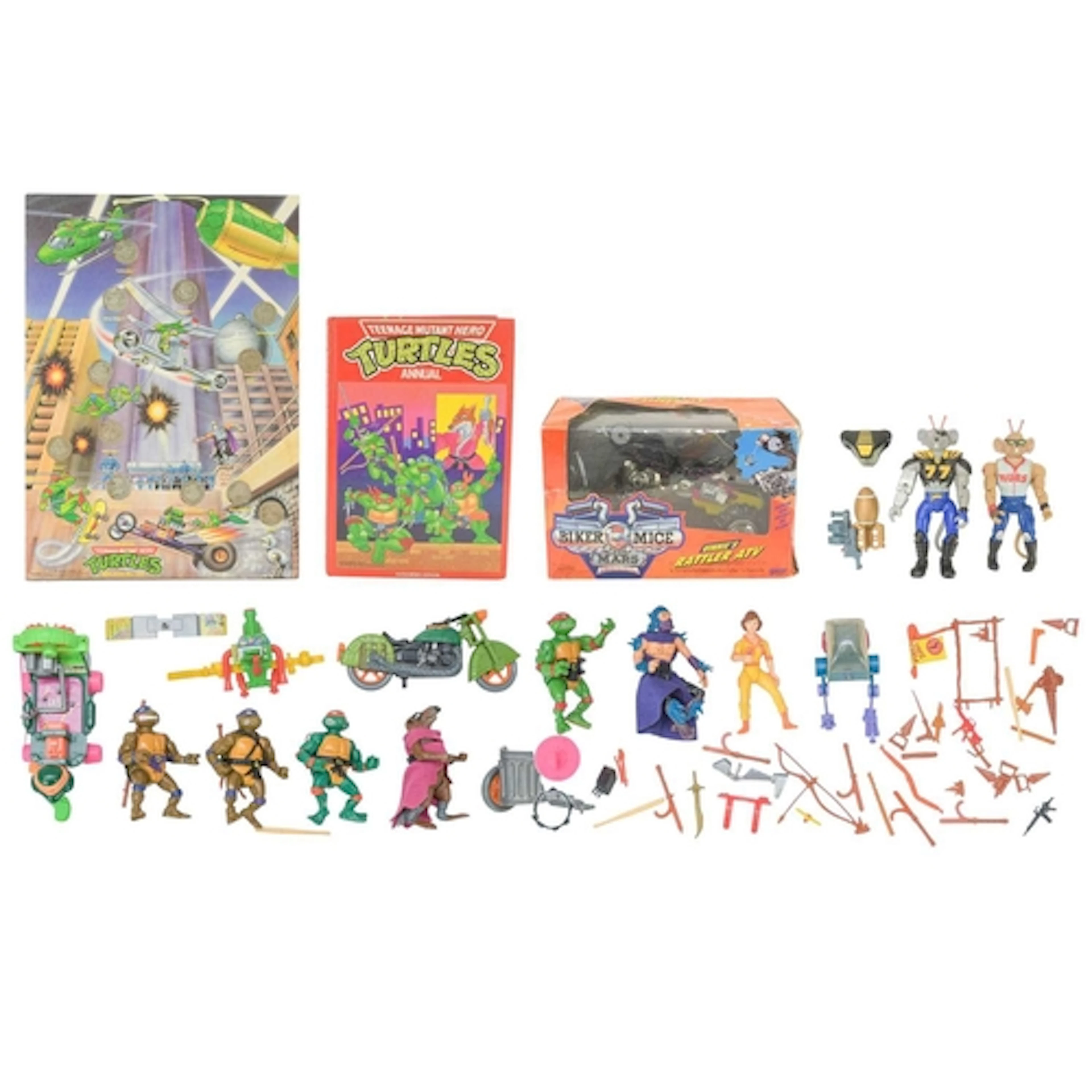 Biker Mice from Mars and TMNT figures. Vinnie's Rattler ATV ...