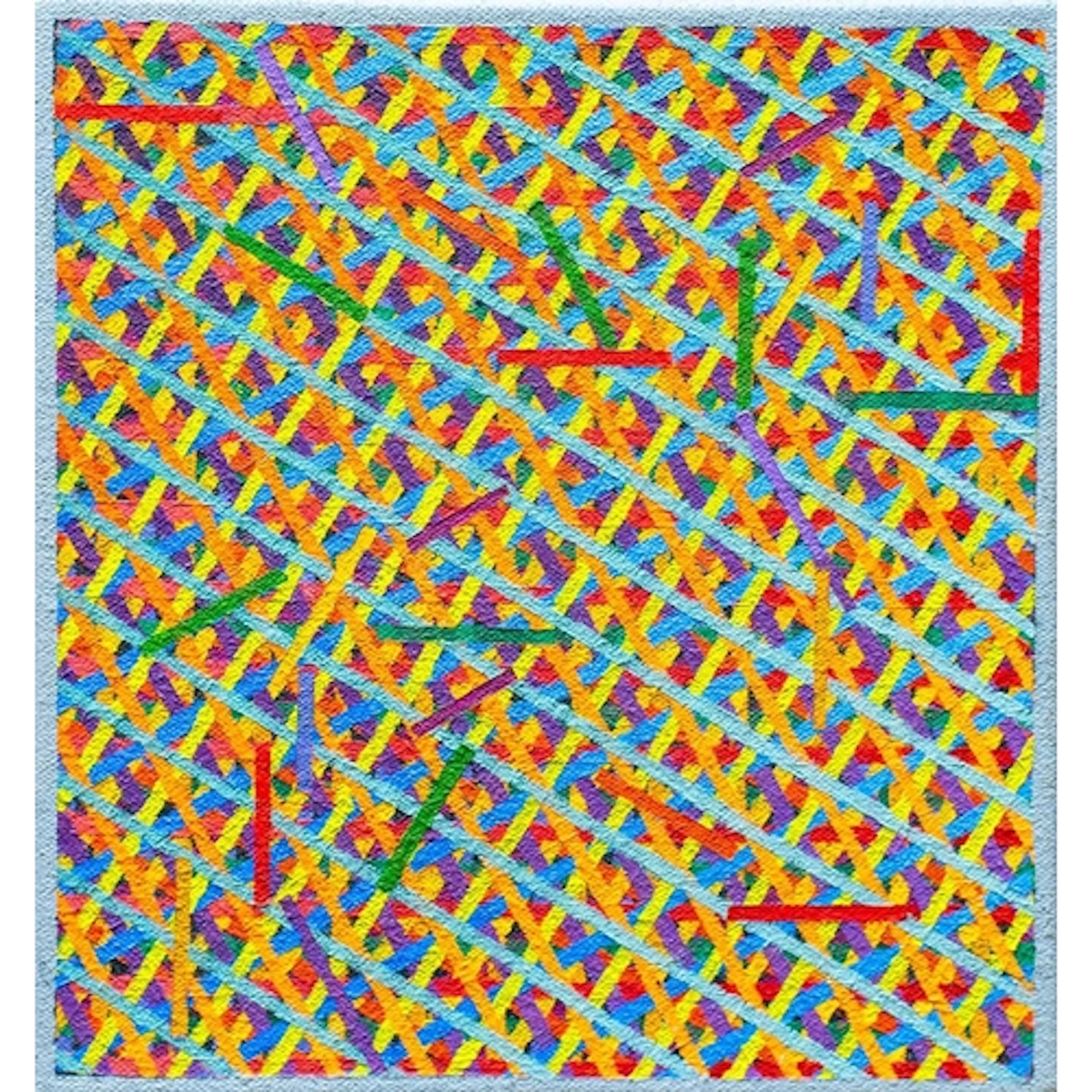 David WHITAKER (1938-2007) Untitled Abstract (1999) Oil on c...