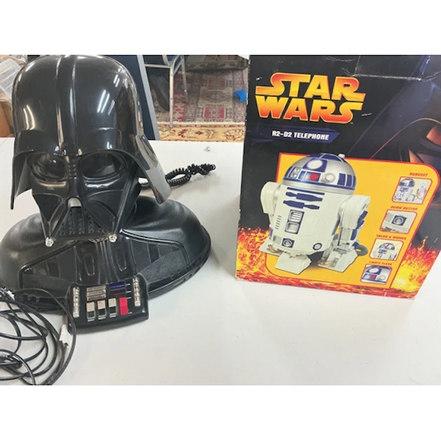 2 Star Wars Telephones ,A Collection Of 7 Monopoly Board Gam...