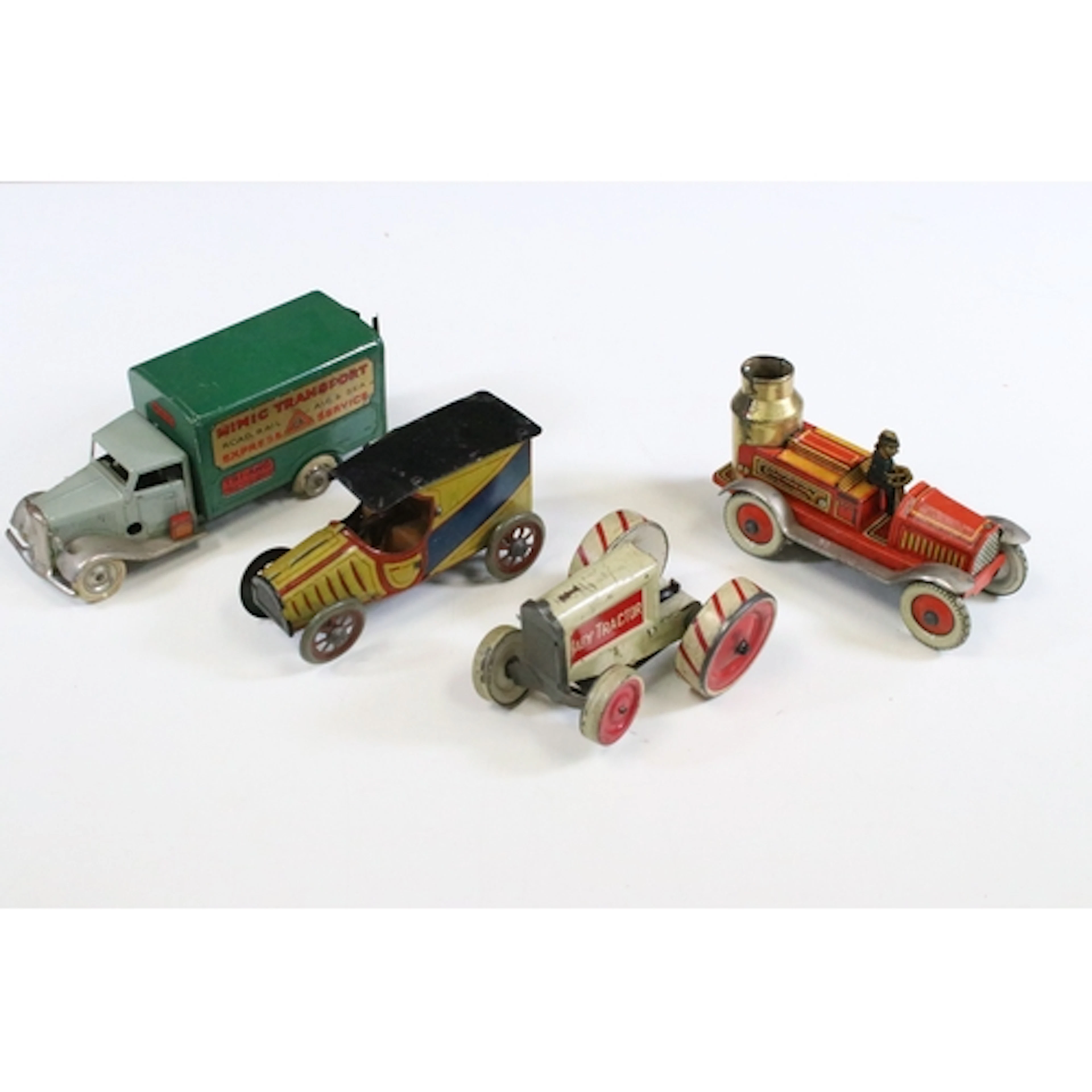 Four Early-Mid 20th Century tinplate models to include Trian...