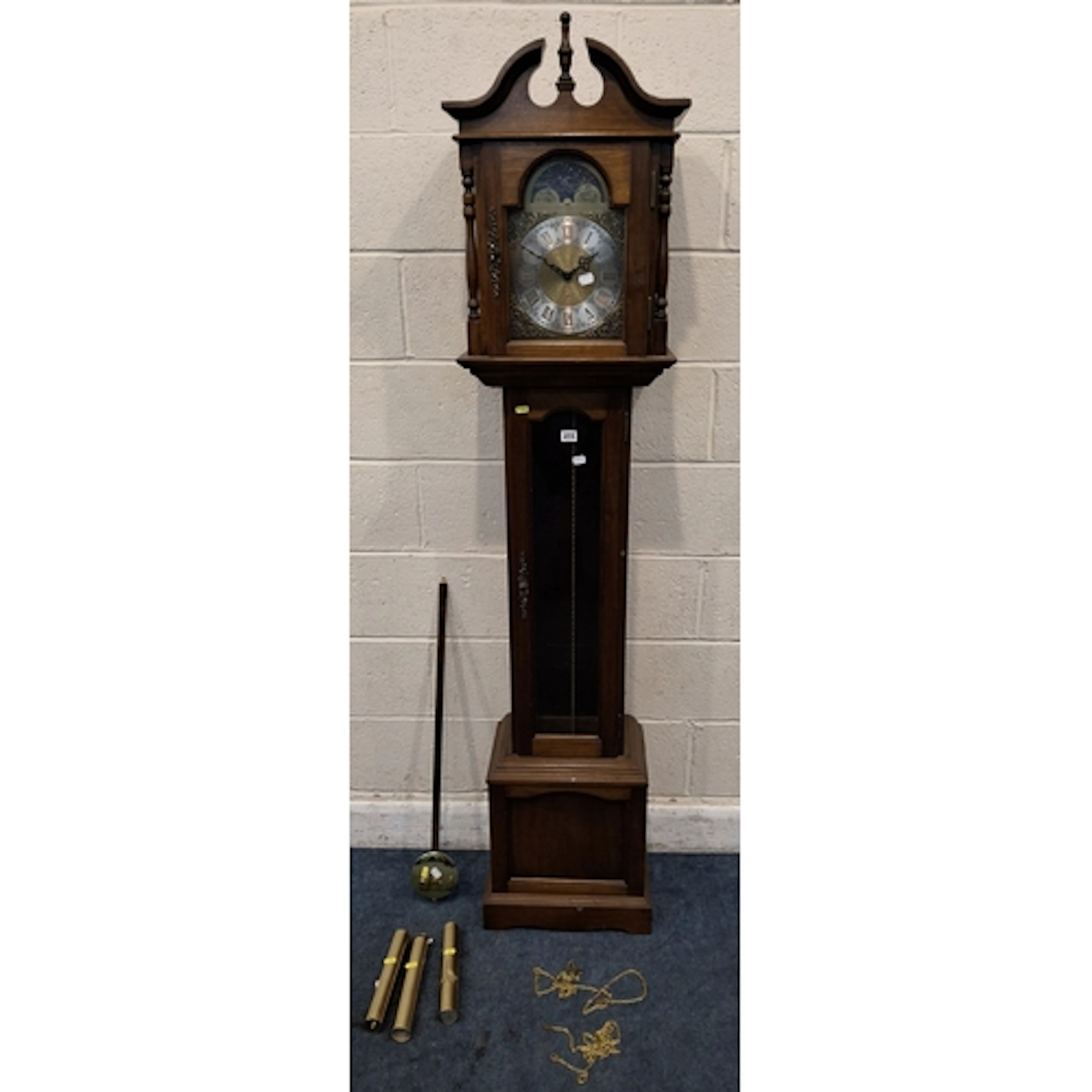 EMPEROR CLOCKS COMPANY LIMITED, A LATE 20TH CENTURY BLACK WA...