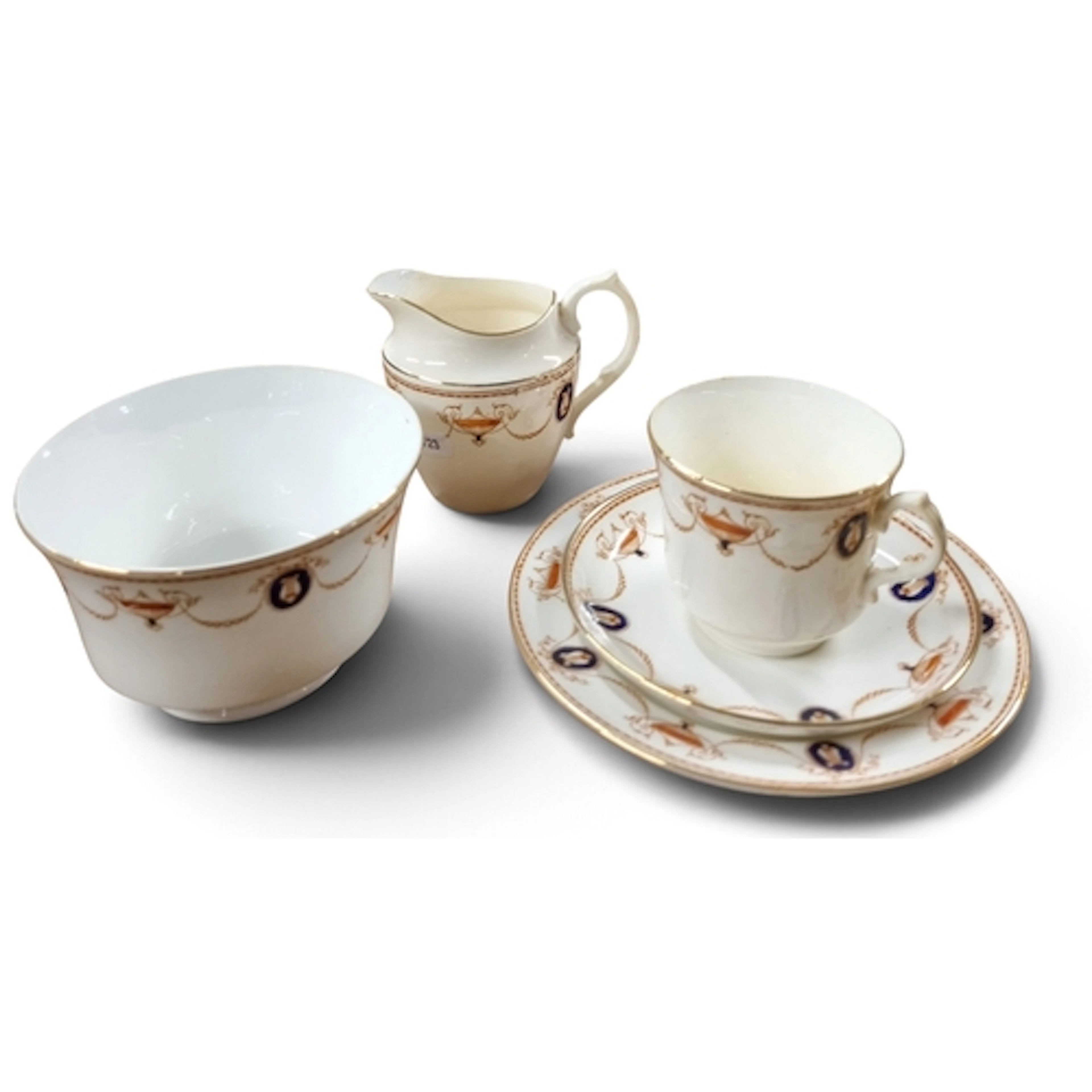 A large late 19th early 20th Century Teaset.