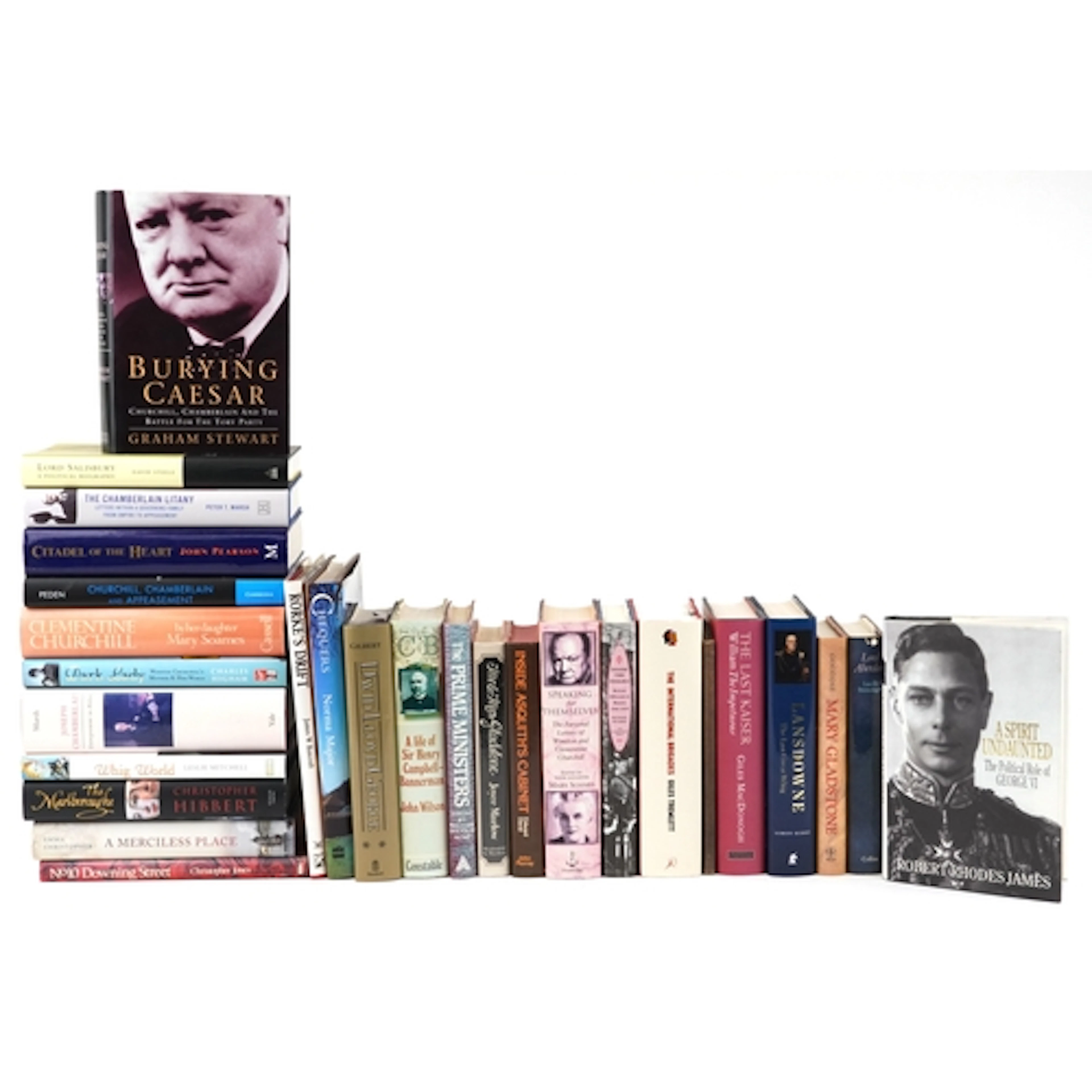 A collection of hardback books relating to politics includin...