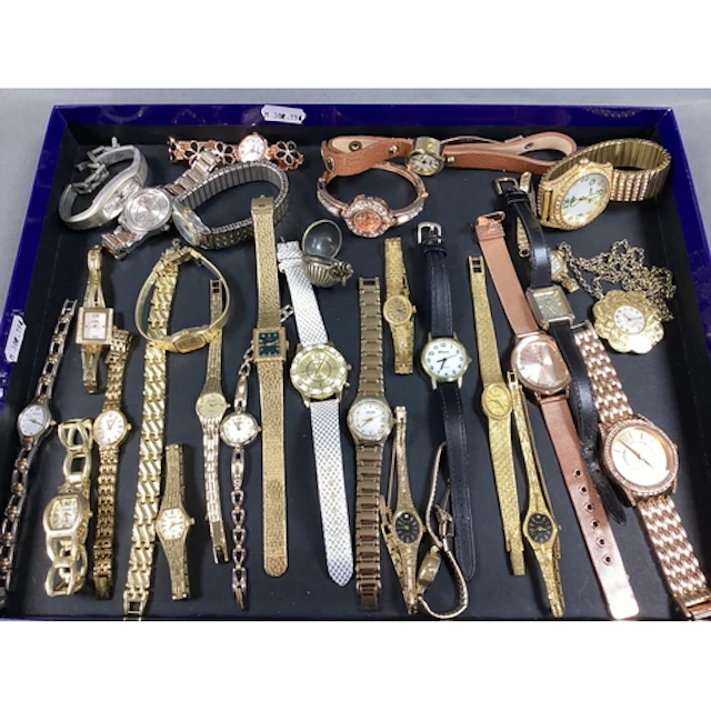A Collection of Modern Ladies Wristwatches, including Pulsar...
